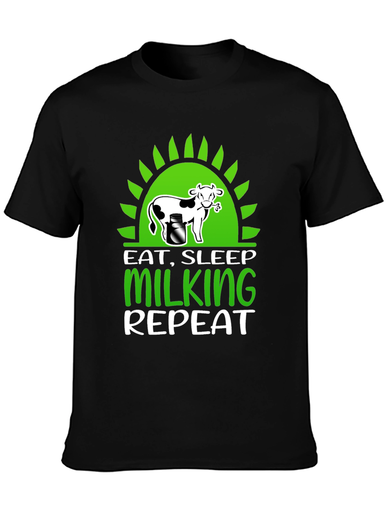 Eat Sleep Milking Repeat T-Shirt