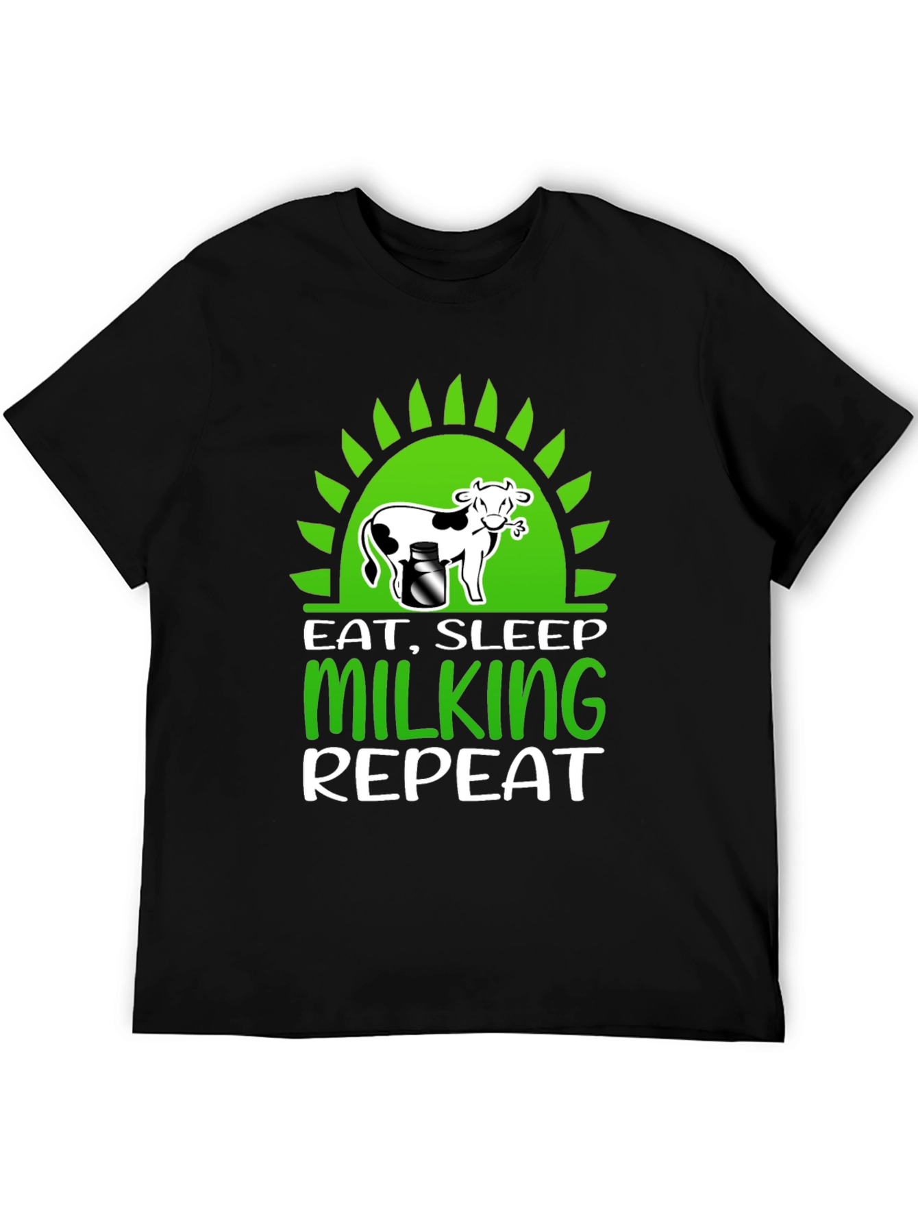 Eat Sleep Milking Repeat T-Shirt