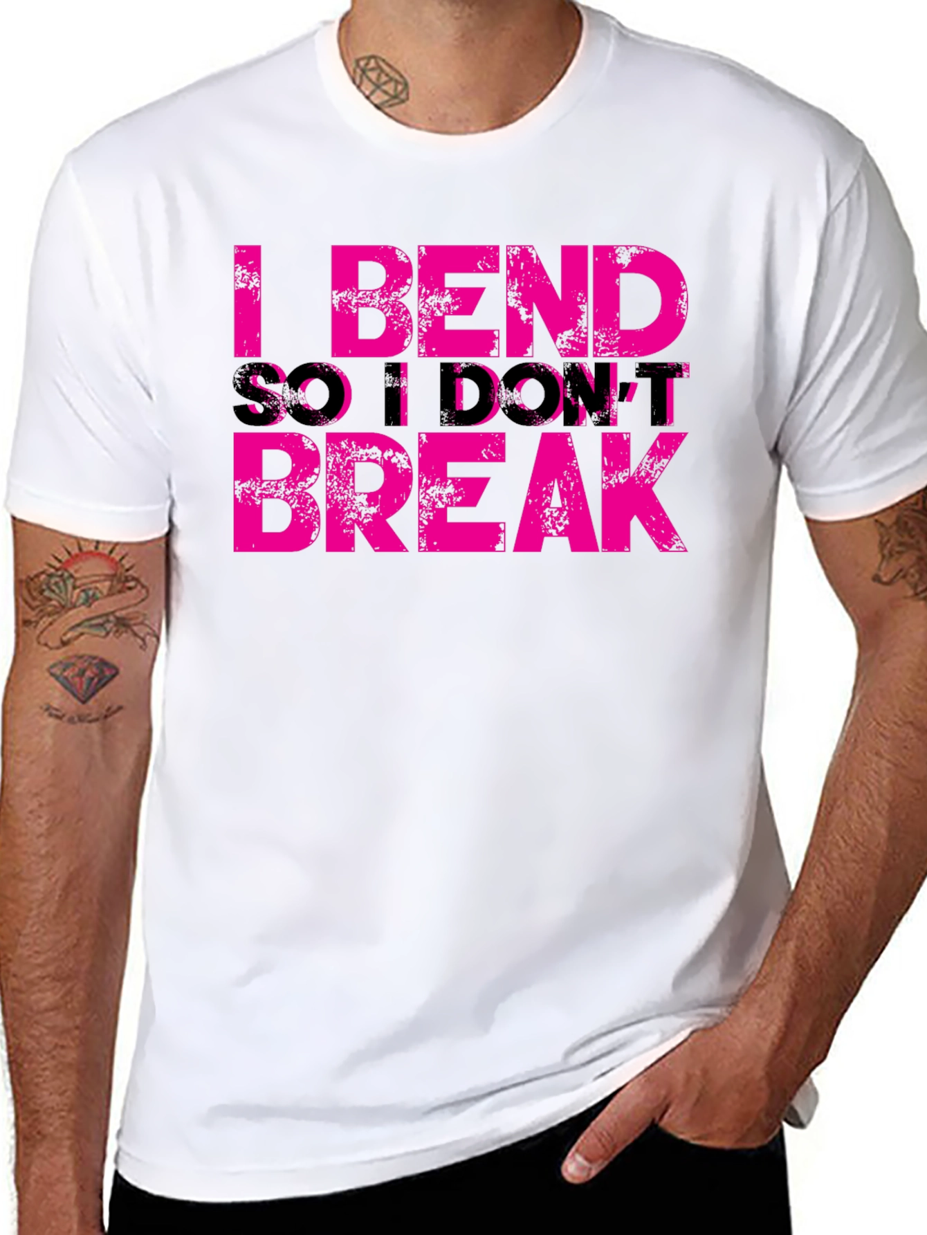 I Bend So I Dont Break Graphic Tee