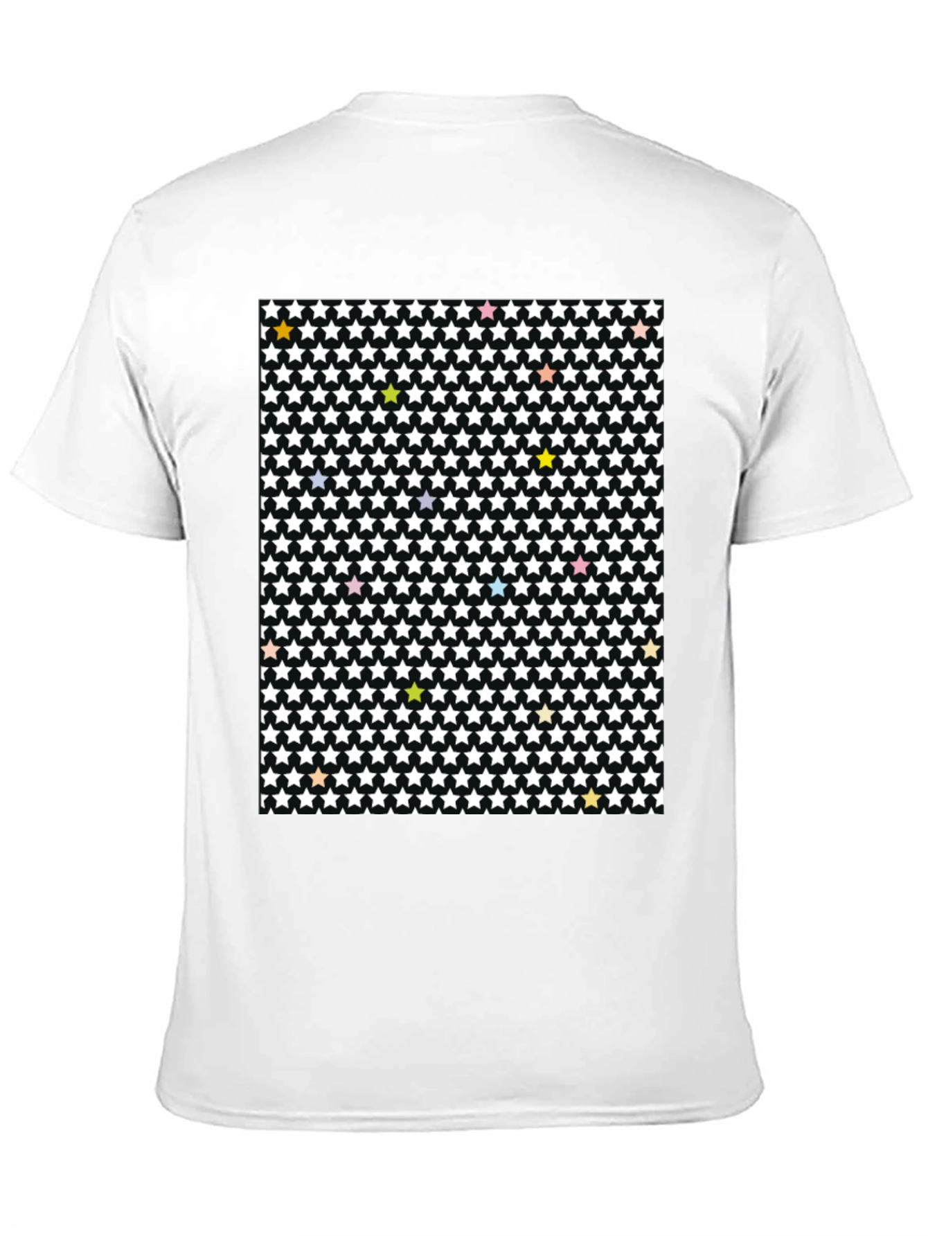 Starry Night T-Shirt - Patterned Cotton Tee