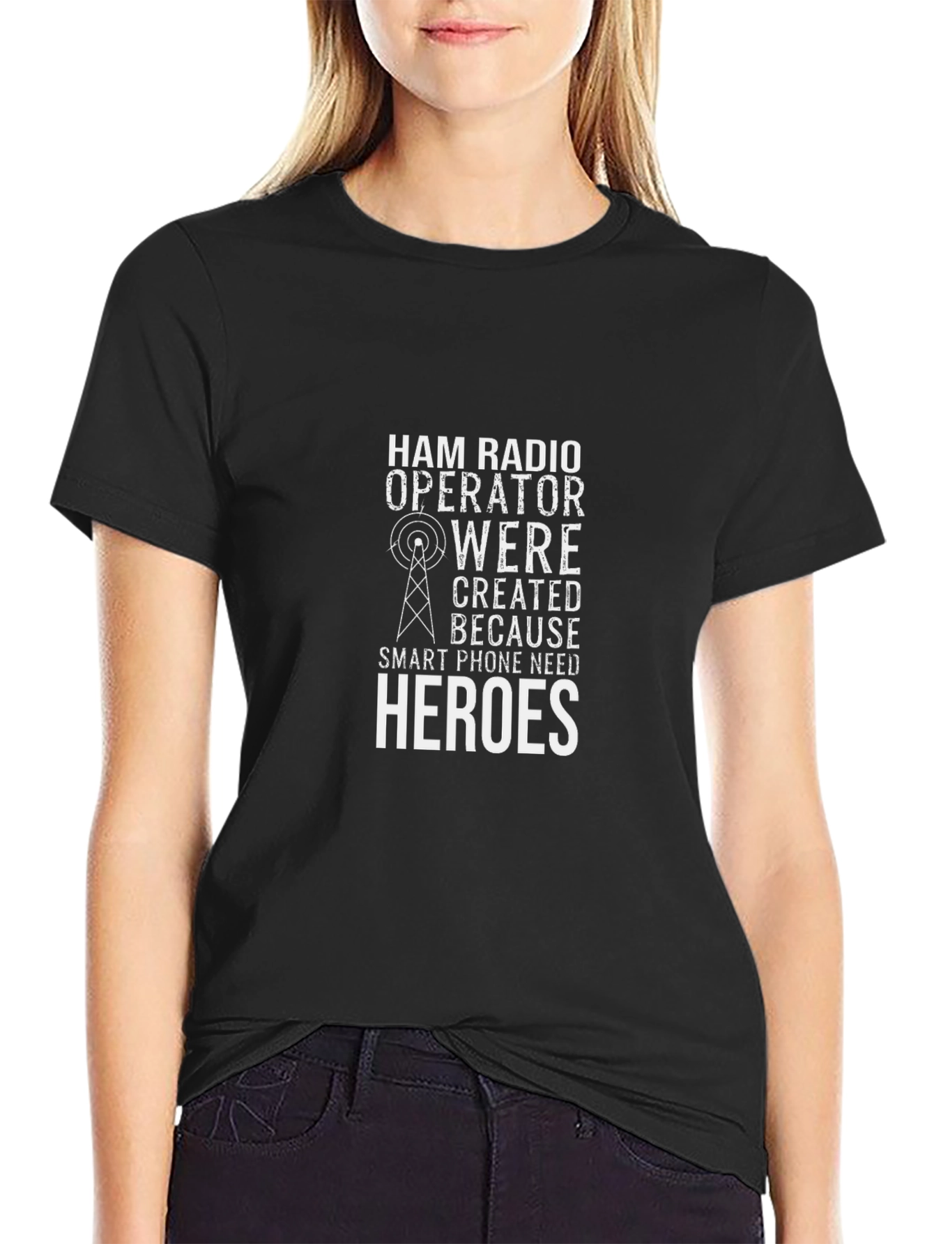 Ham Radio Operator T-Shirt - Heroes Design