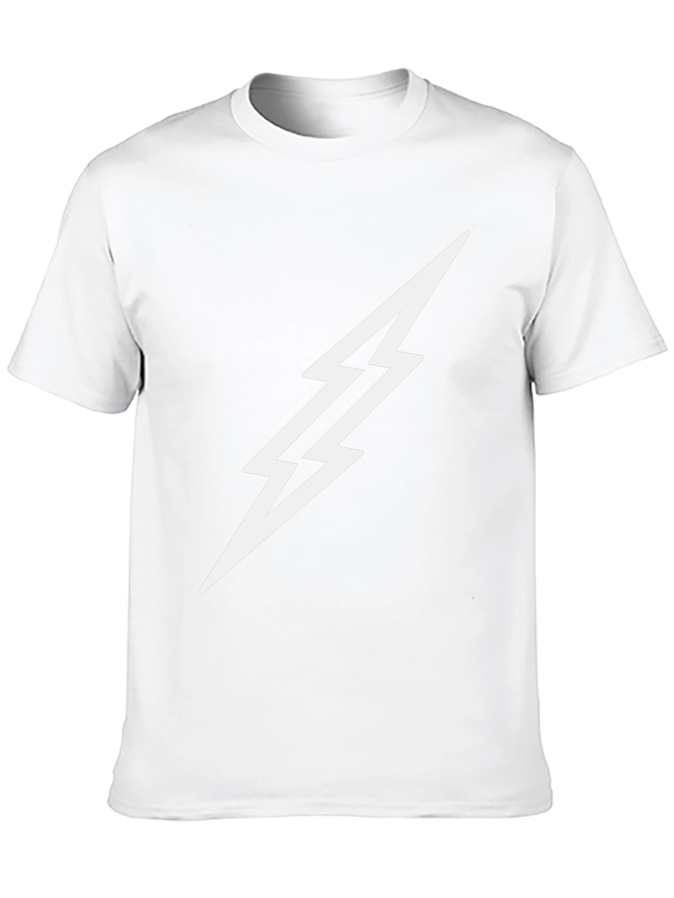 Lightning Bolt Graphic Tee - Modern Casual Style