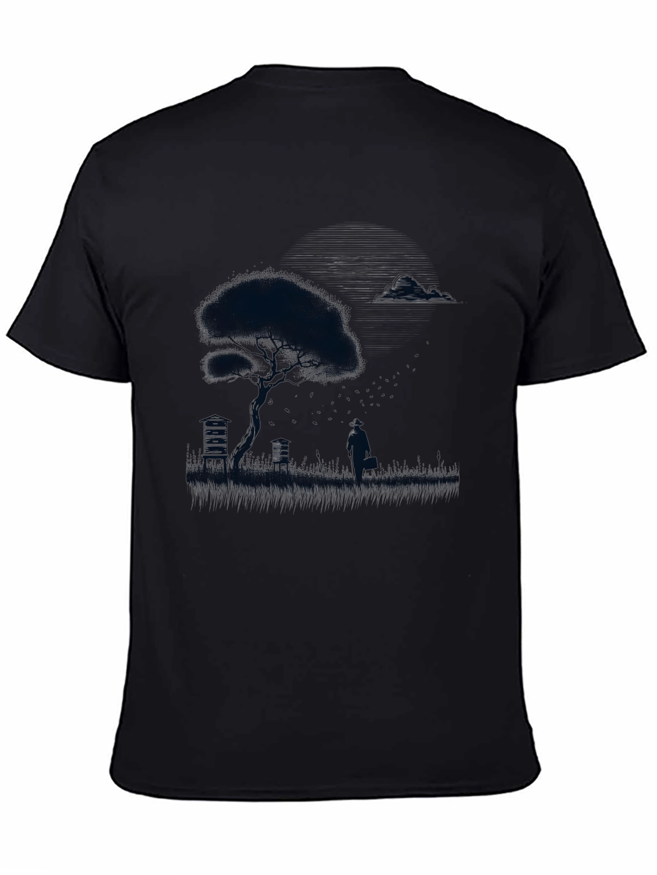 Silhouette Tree Black T-Shirt