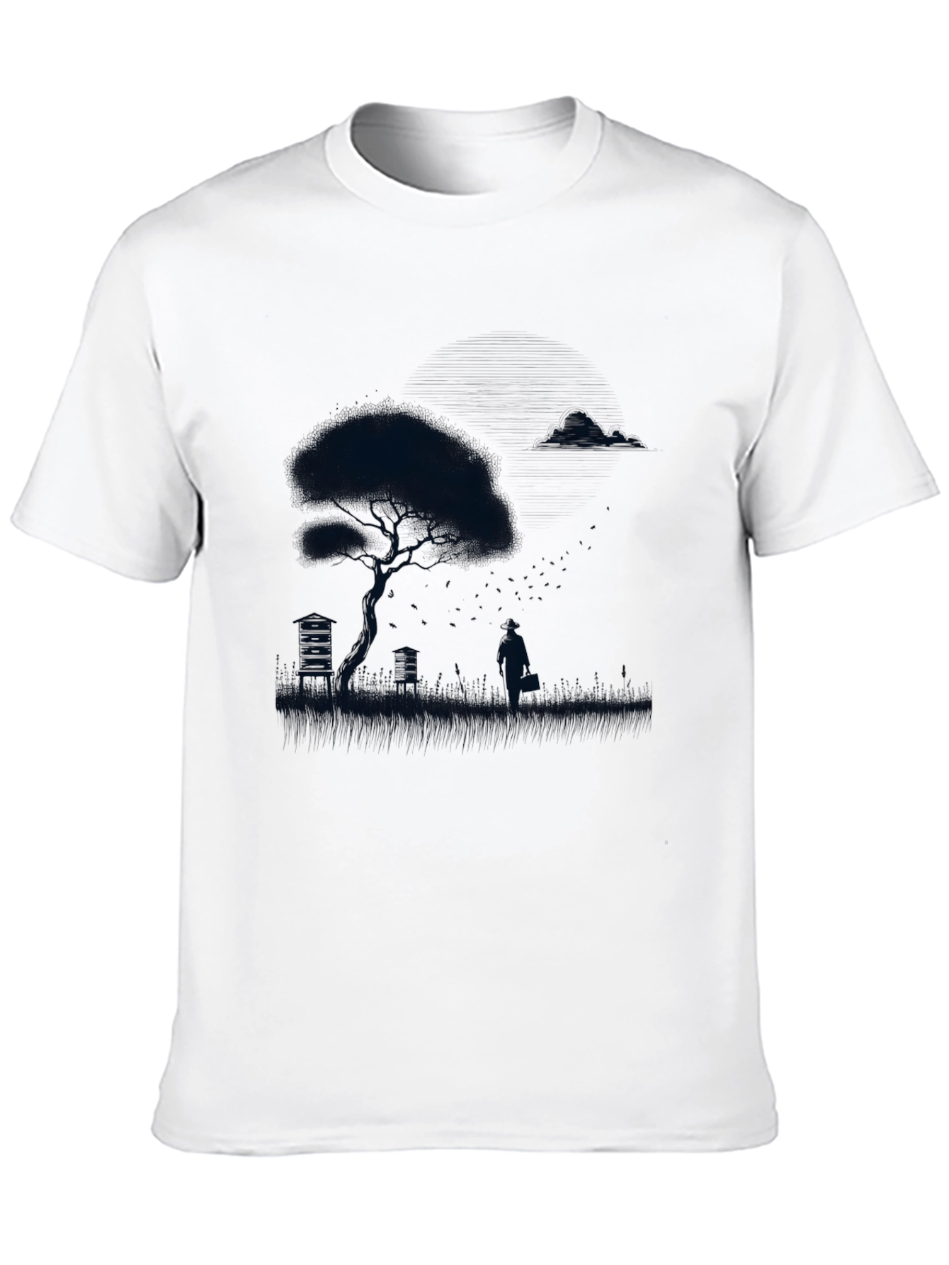 Silhouette Tree Black T-Shirt