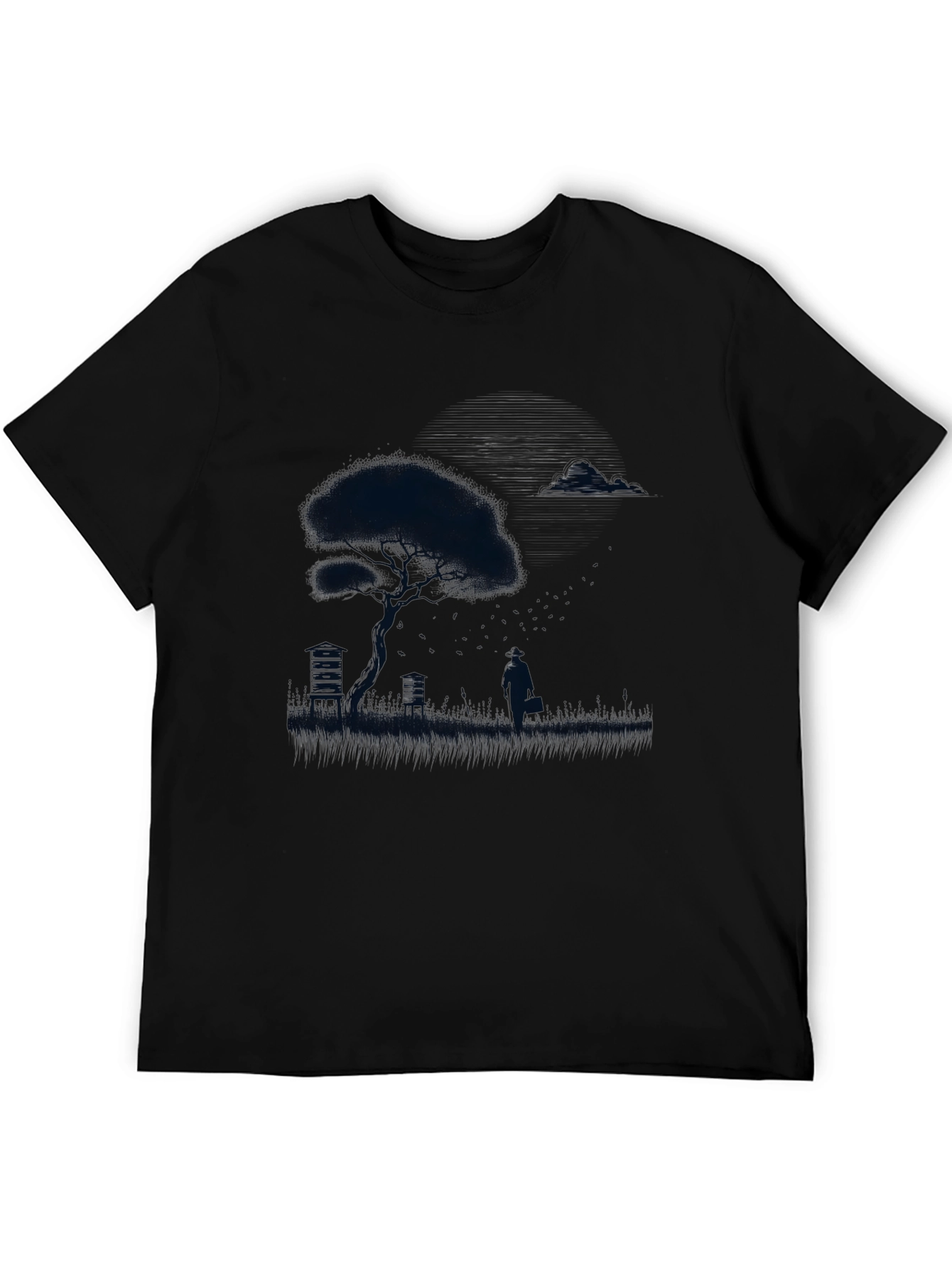 Silhouette Tree Black T-Shirt