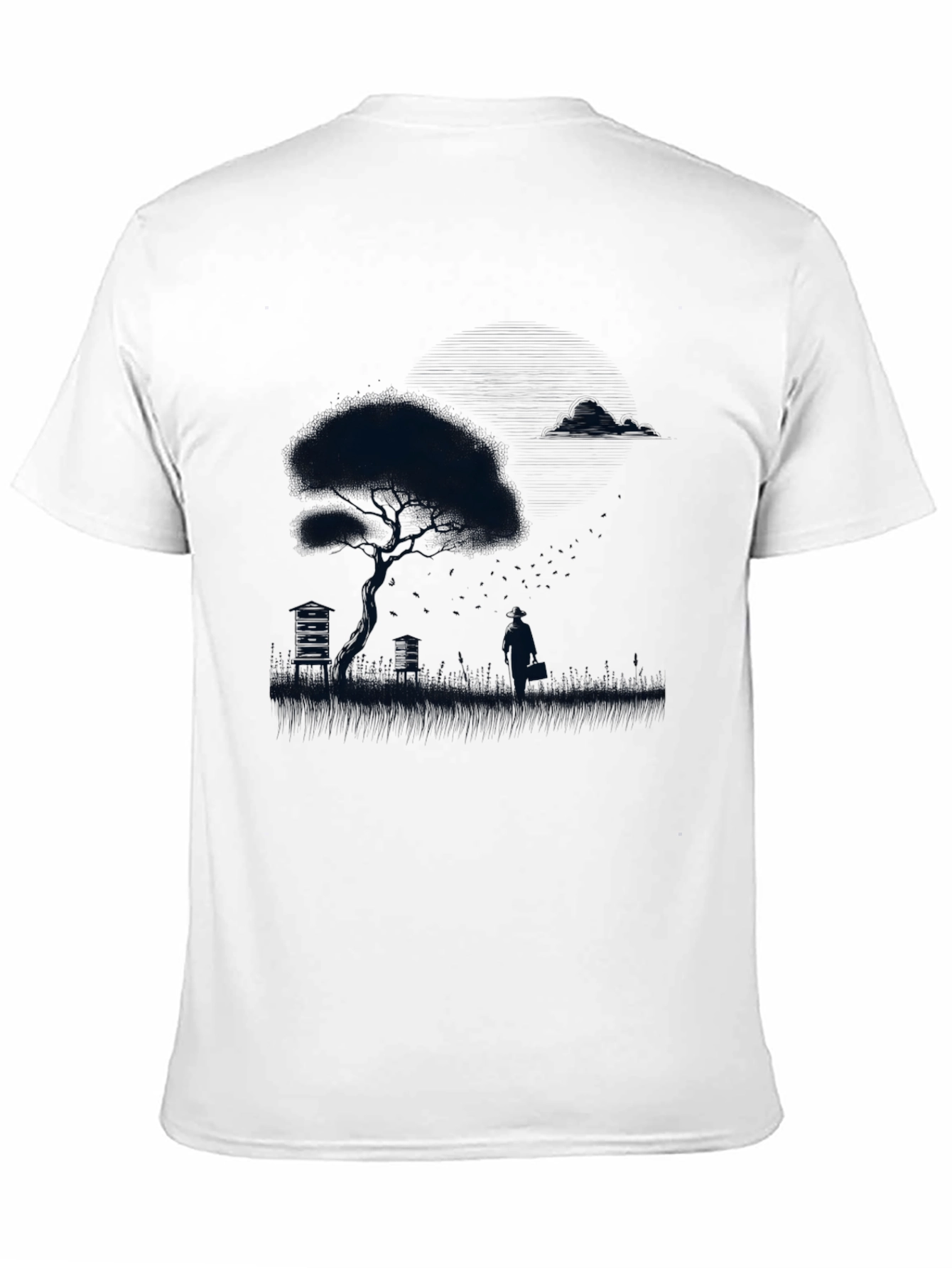 Silhouette Tree Black T-Shirt