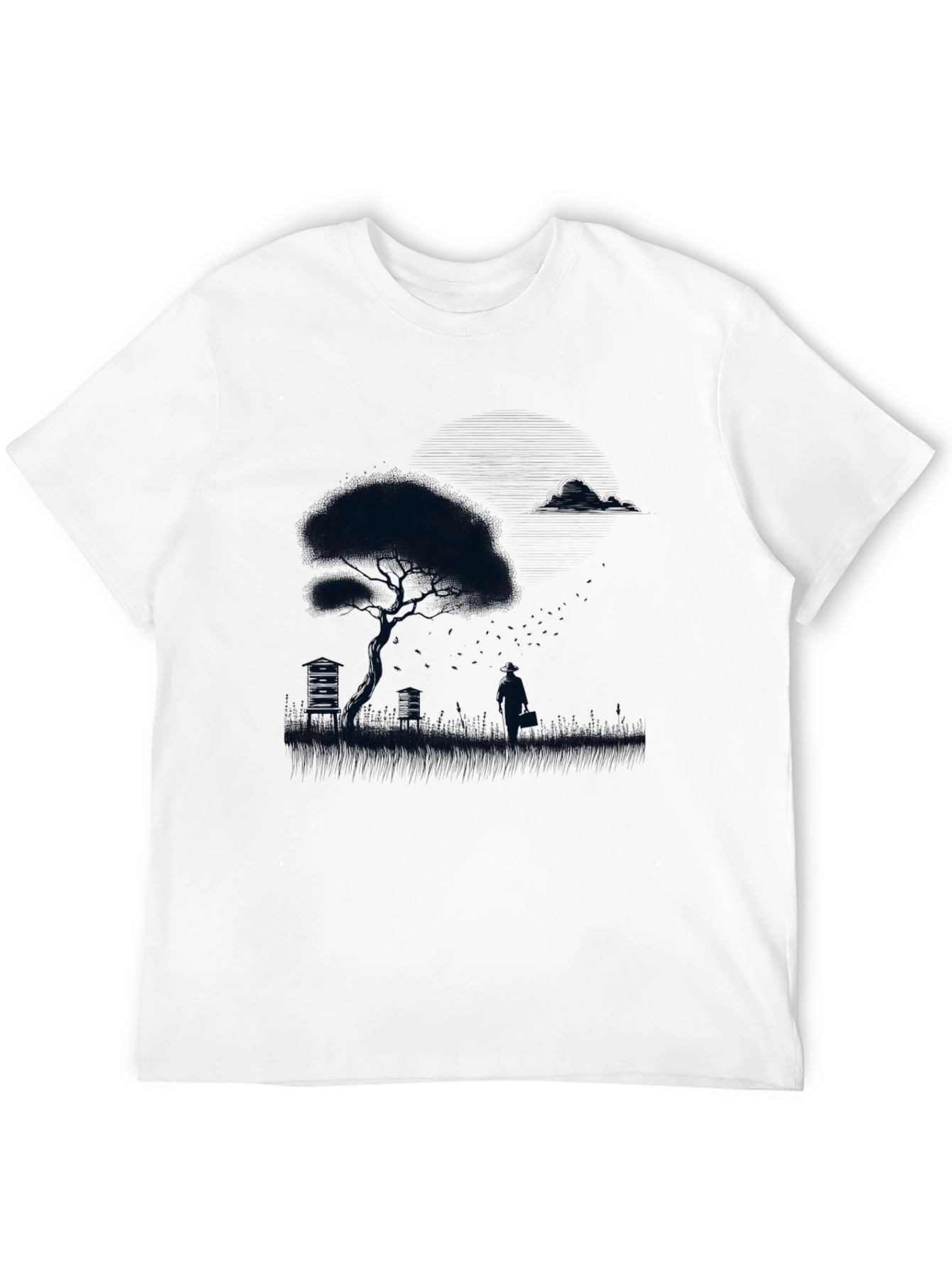 Silhouette Tree Black T-Shirt