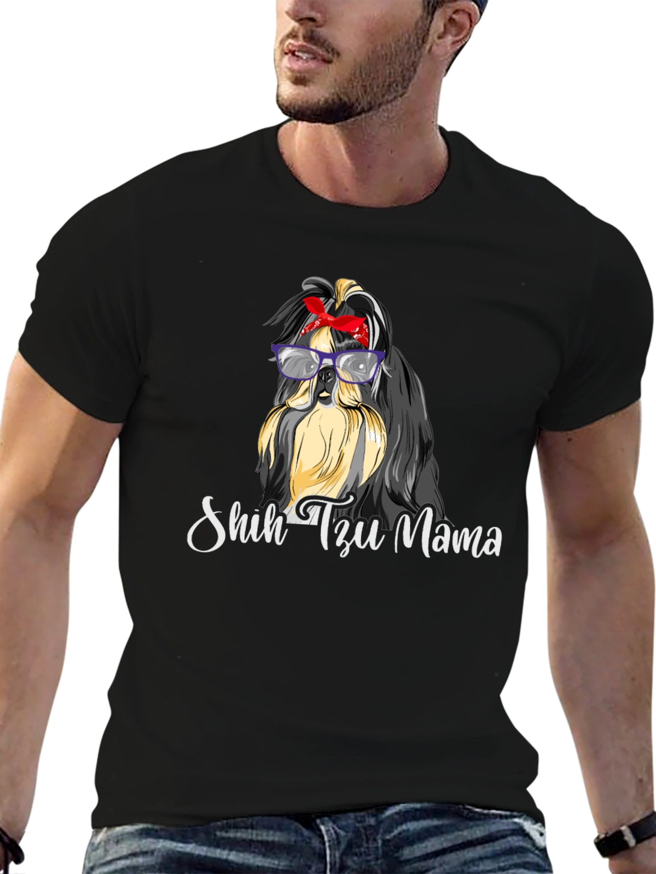 Shih Tzu Mama T-Shirt - Dog Lover Tee