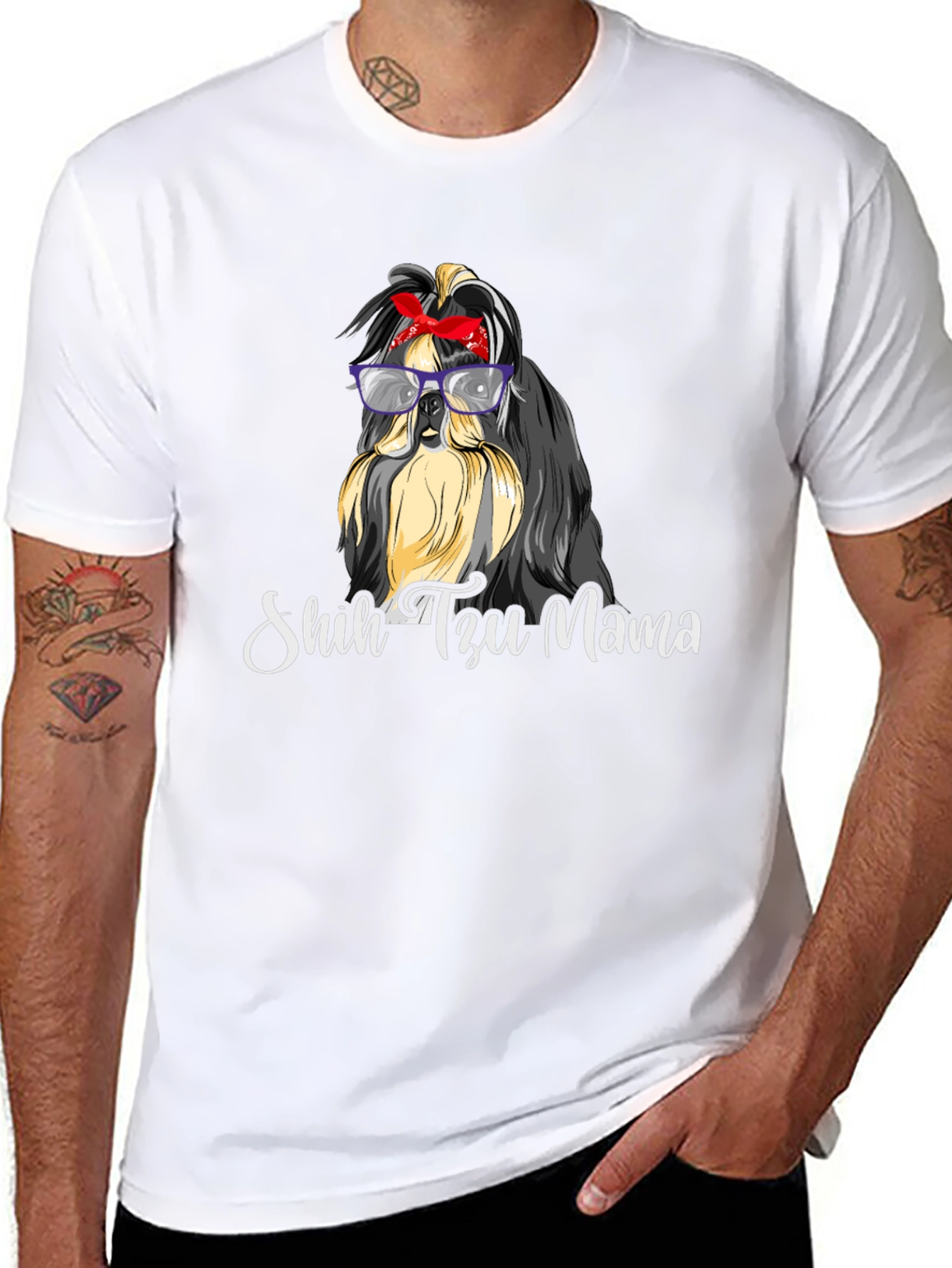 Shih Tzu Mama T-Shirt - Dog Lover Tee