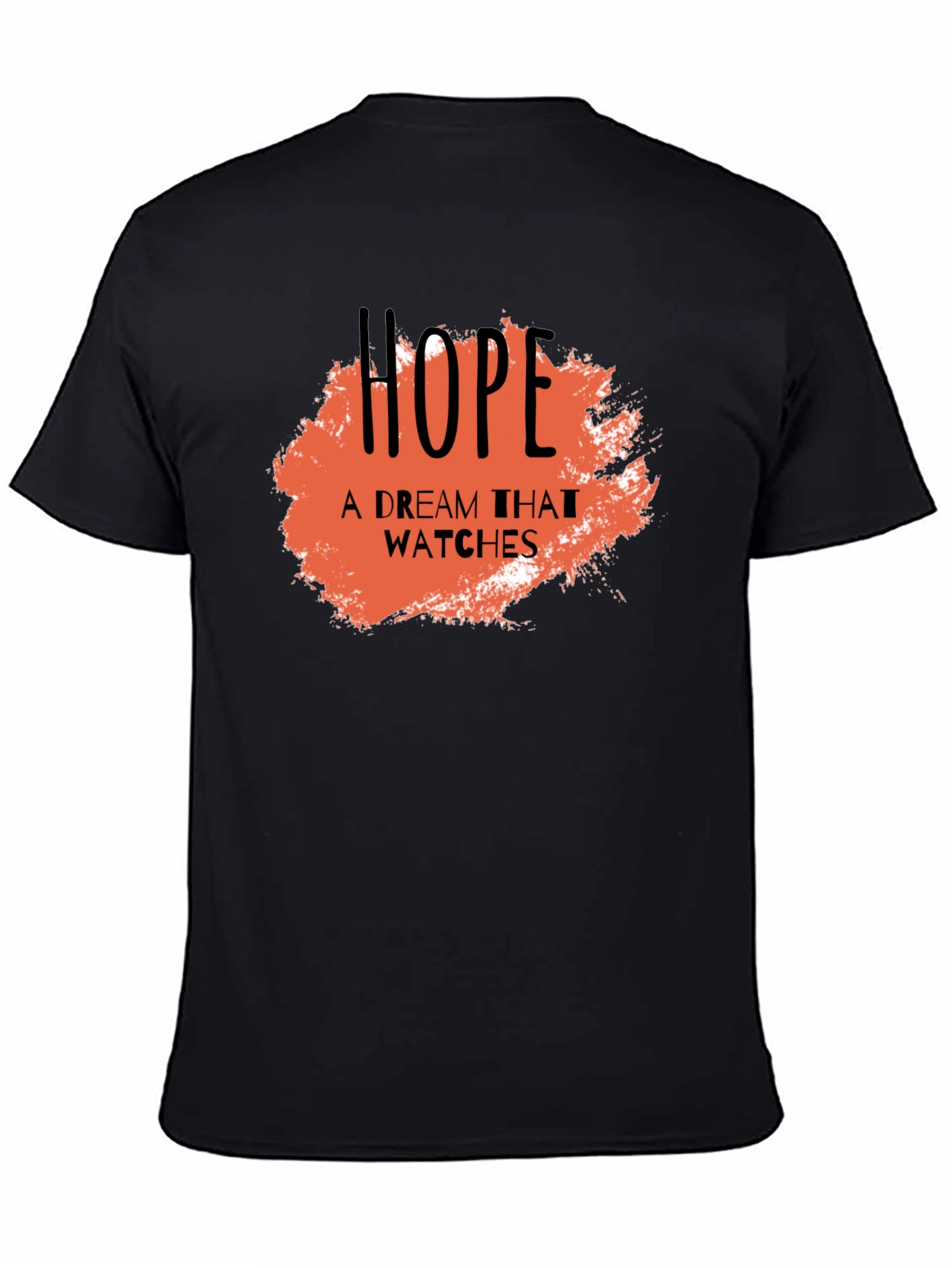 Hope Dream Watches Graphic Black T-Shirt