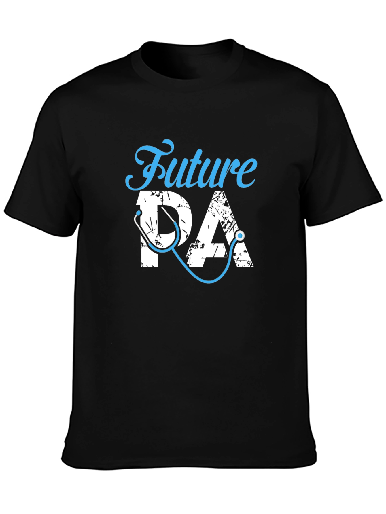 Future PA Stethoscope Black T-Shirt