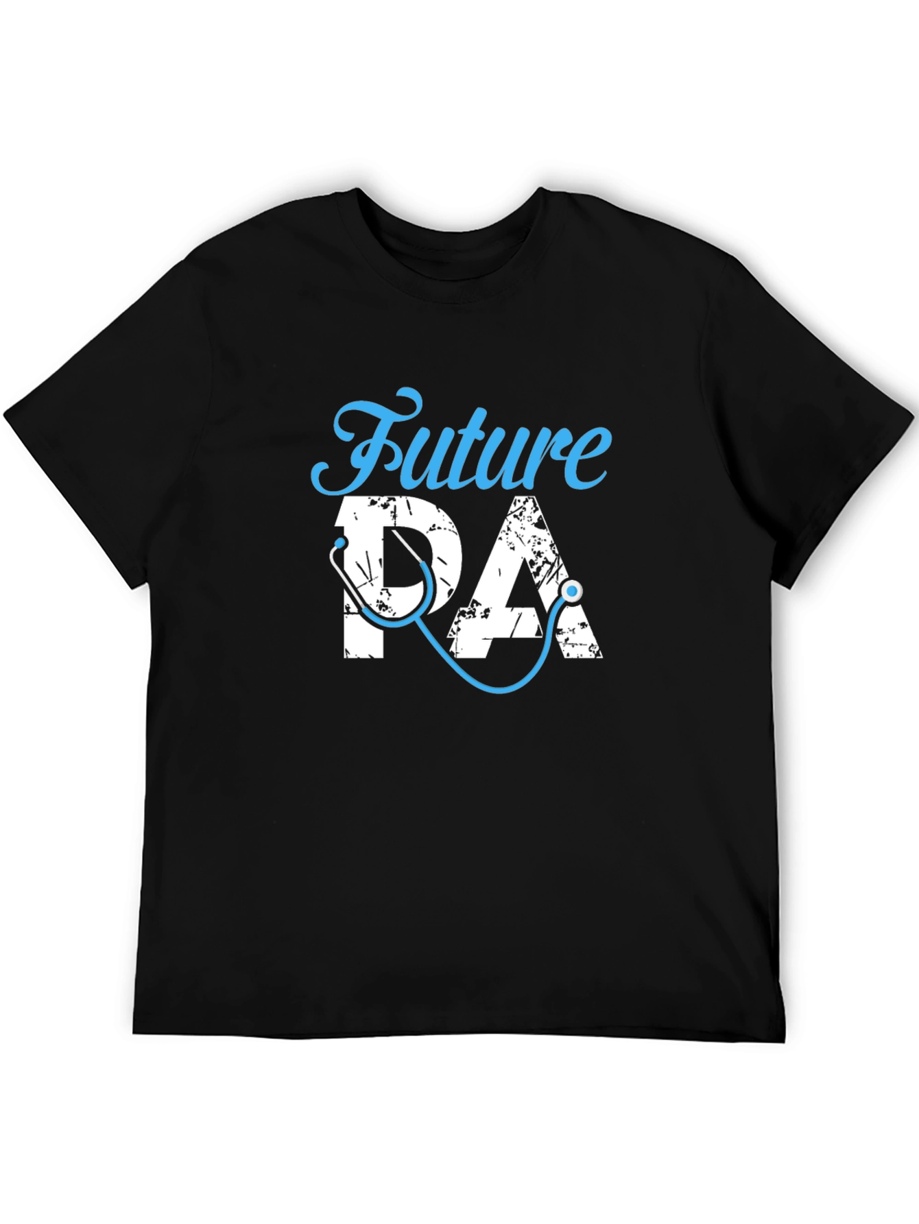 Future PA Stethoscope Black T-Shirt