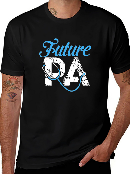 Future PA Stethoscope Black T-Shirt