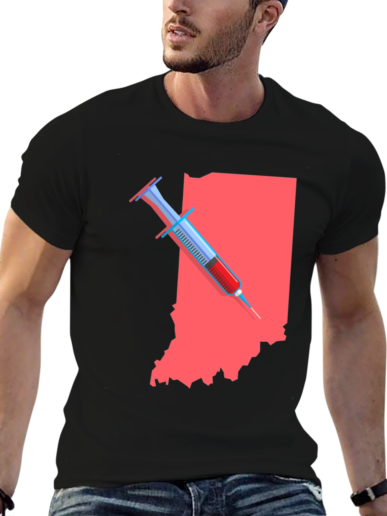 Indiana State Vaccination T-Shirt