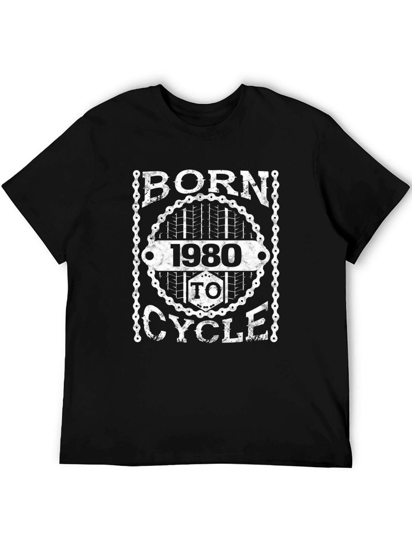 Born 1980 to Cycle T-Shirt Black