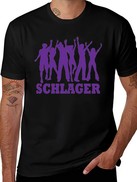Schlager Party T-Shirt - Retro Music Tee