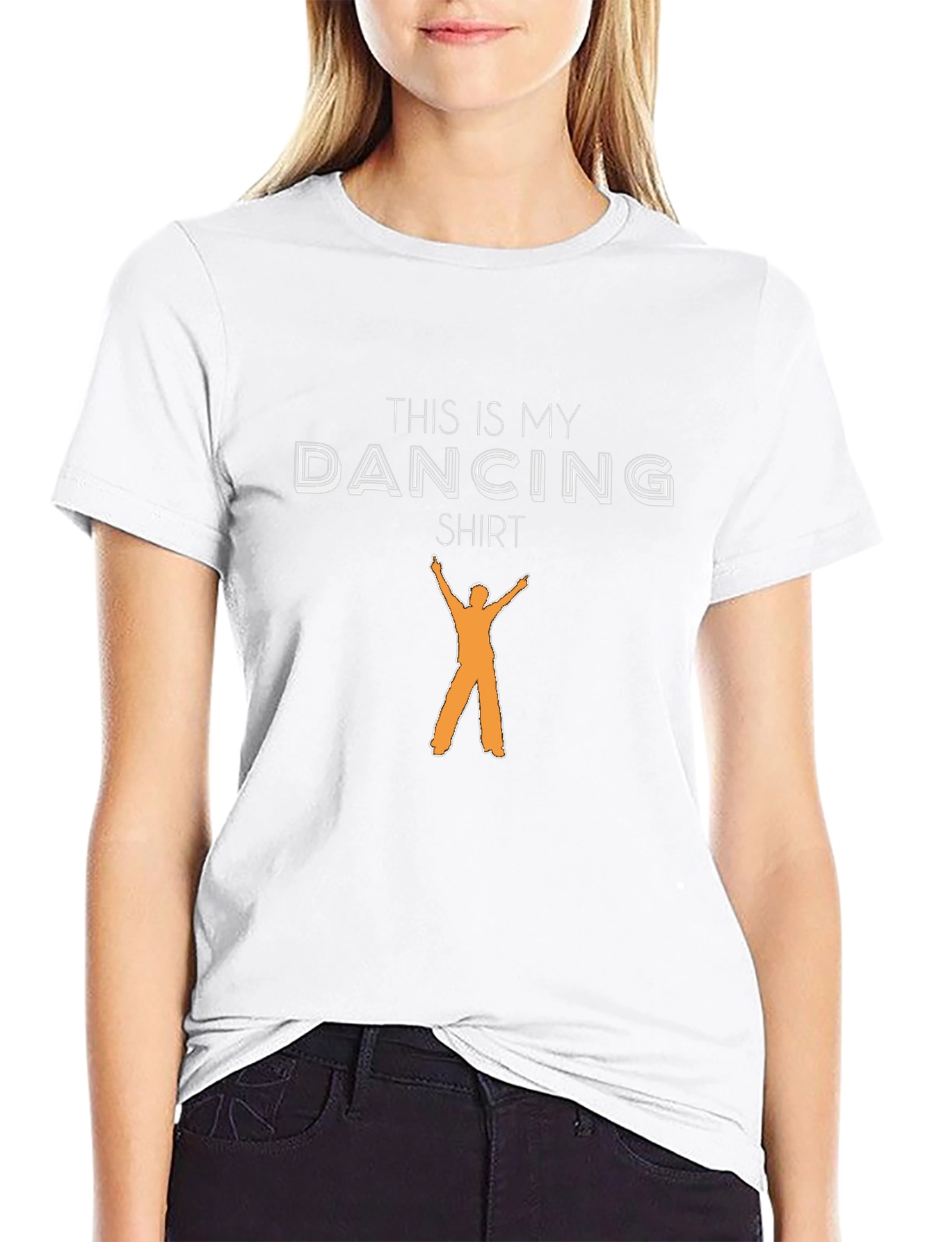 Dancing Shirt Graphic Tee - Black