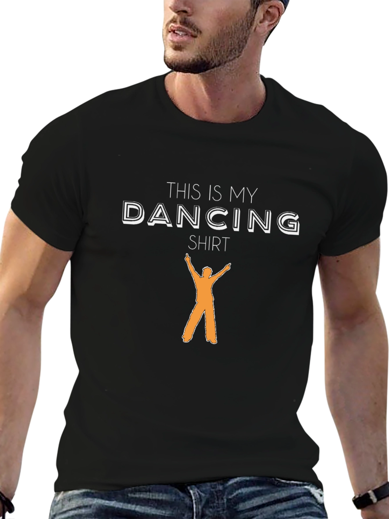 Dancing Shirt Graphic Tee - Black