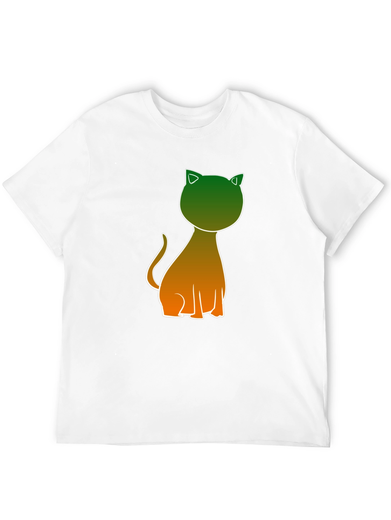 Cool Cat Graphic Tee - Black Casual Shirt