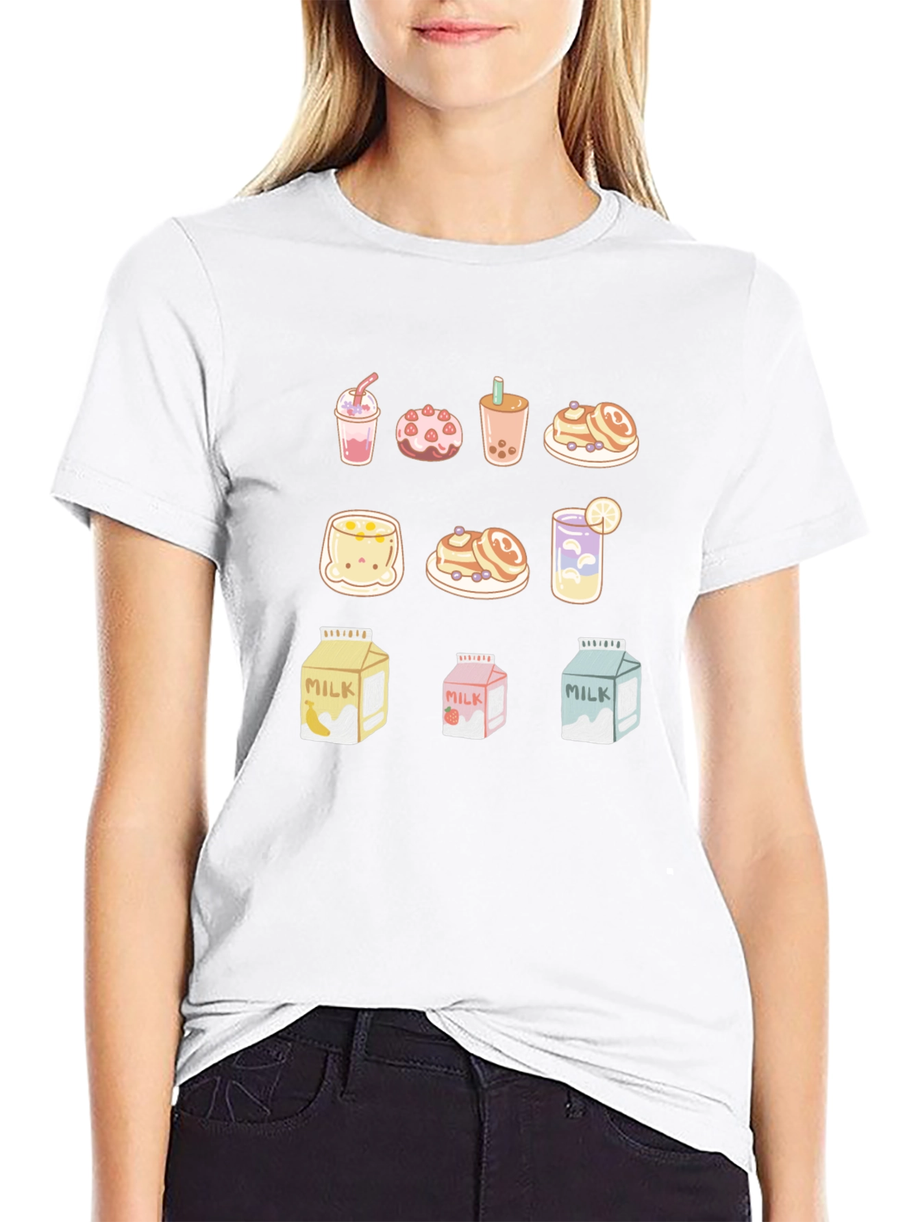 Kawaii Dessert T-Shirt - Cute Foodie Fashion