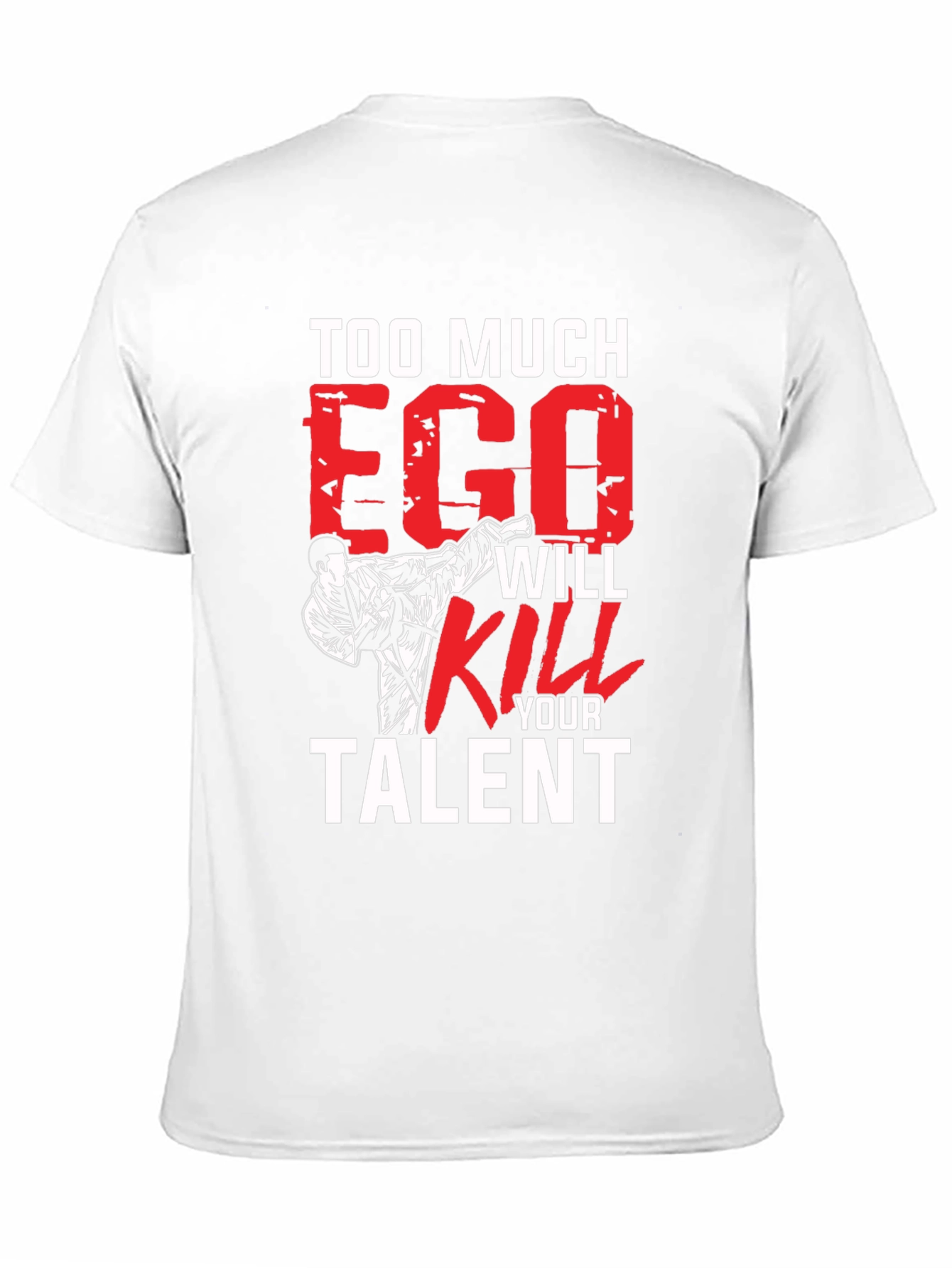 Too Much Ego Black T-Shirt