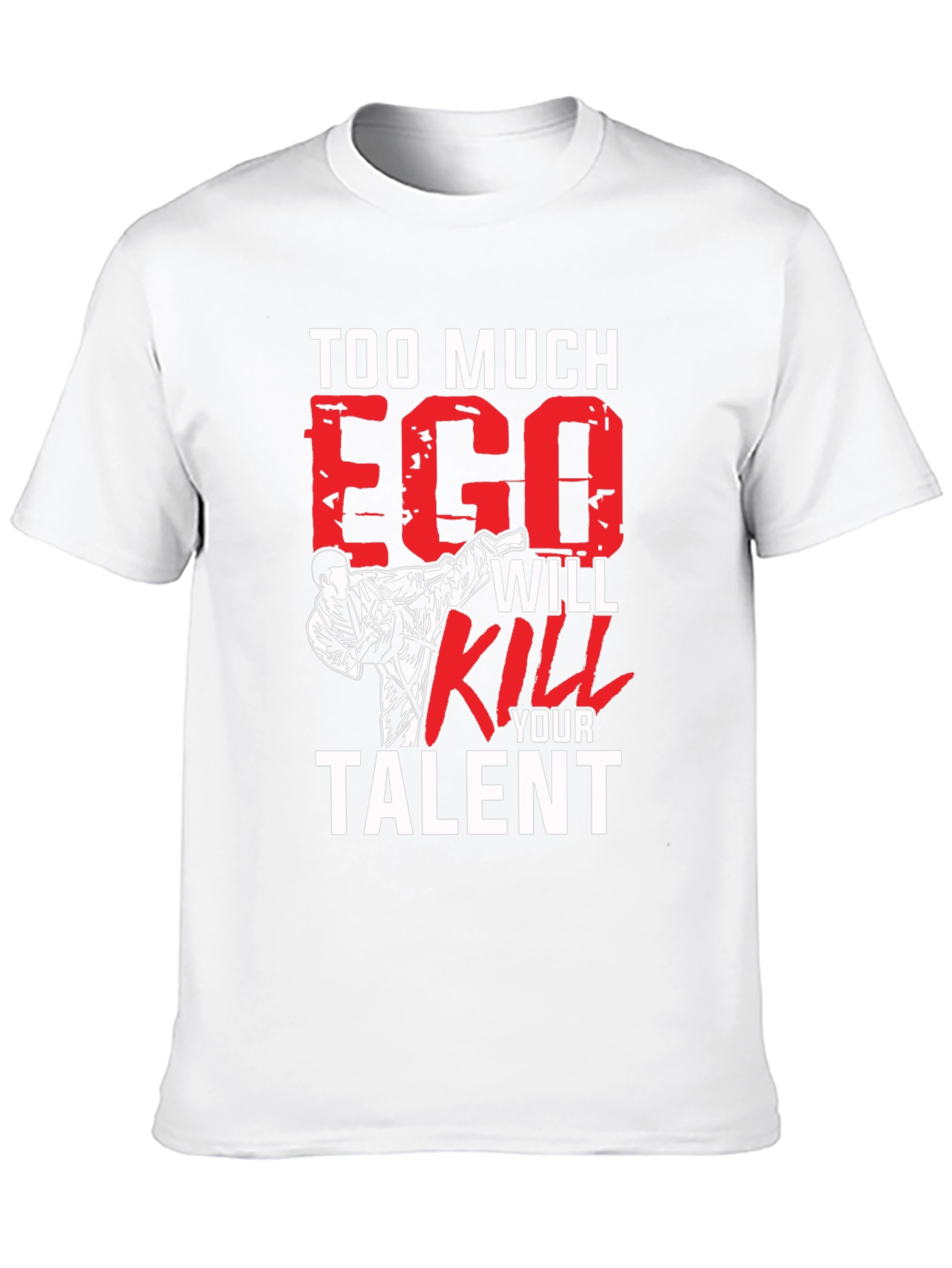 Too Much Ego Black T-Shirt