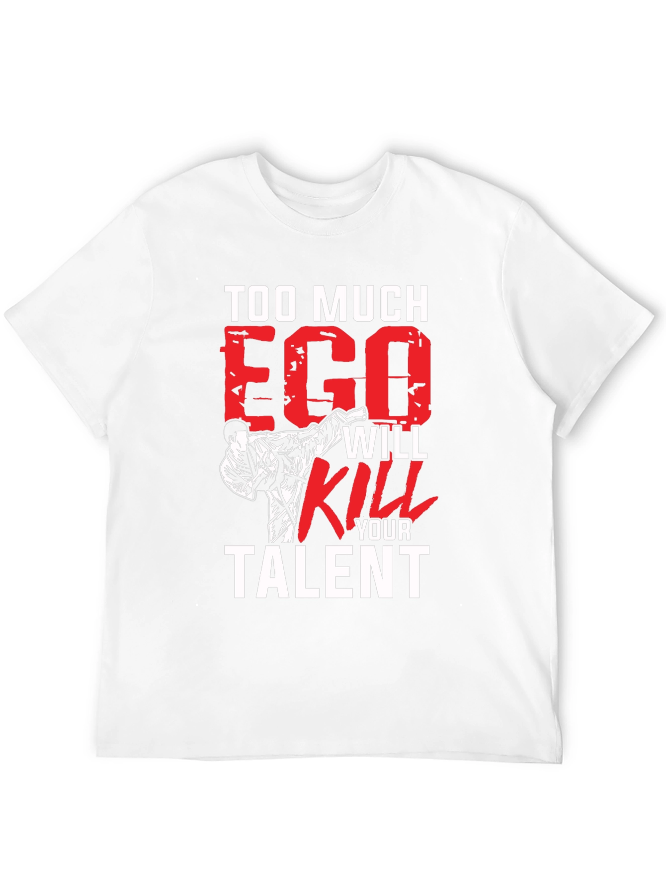 Too Much Ego Black T-Shirt