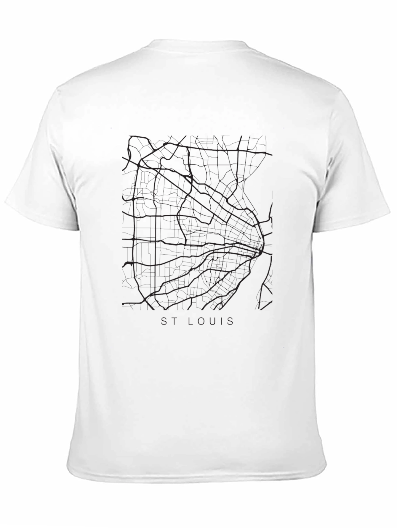 St. Louis Map T-Shirt - Stylish Cityscape Tee