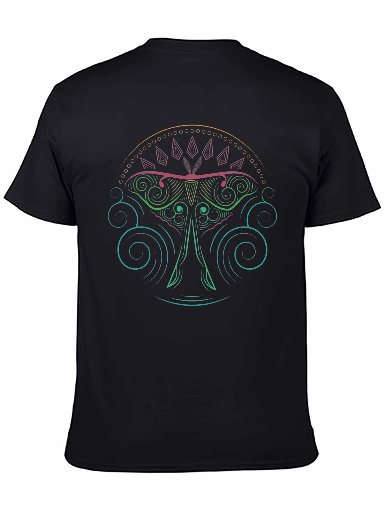 Mystic Moth Graphic Tee - Black T-Shirt
