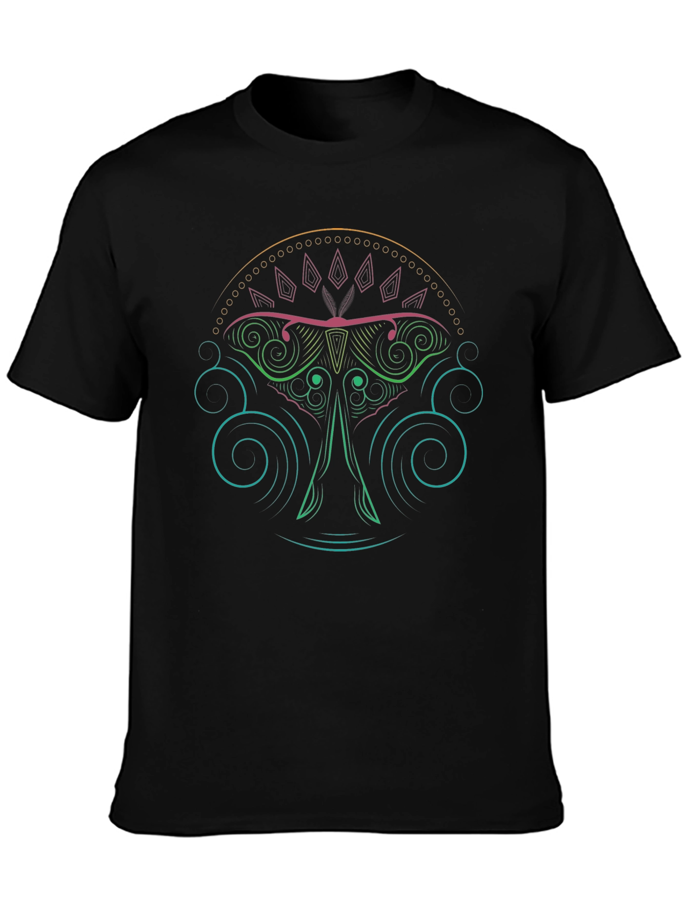 Mystic Moth Graphic Tee - Black T-Shirt