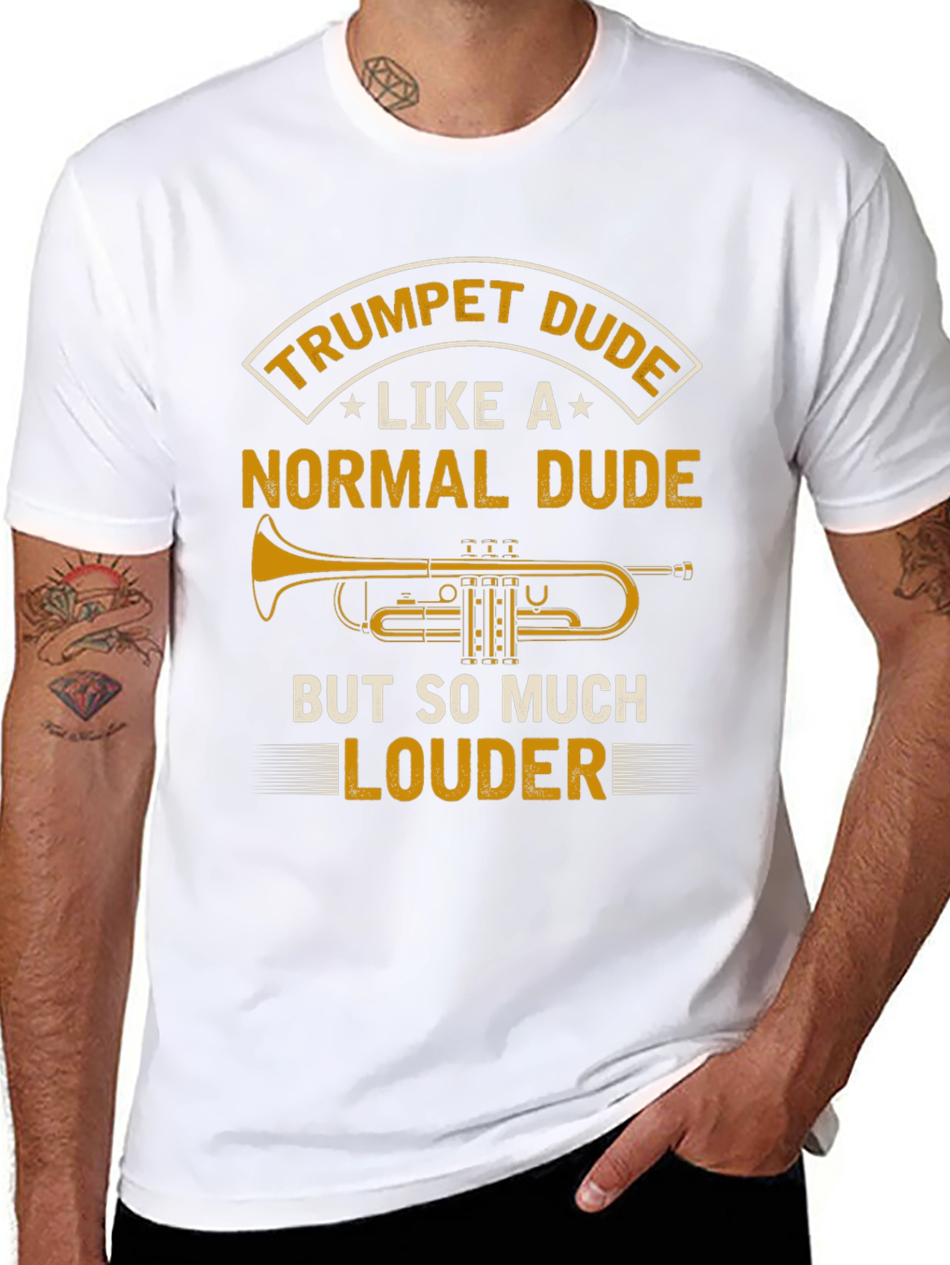 Trumpet Dude Graphic Tee