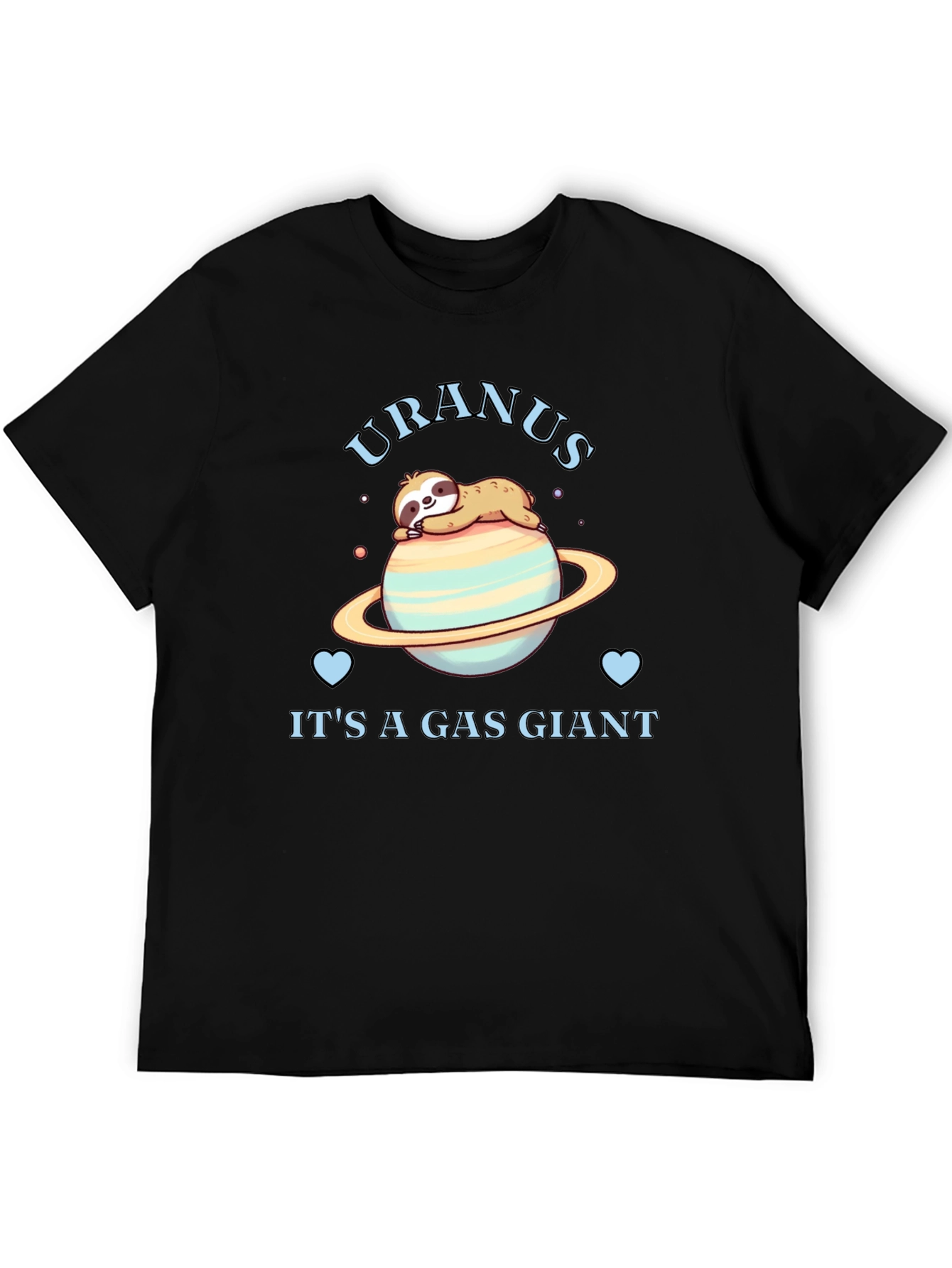 Uranus Gas Giant Sloth Graphic T-Shirt