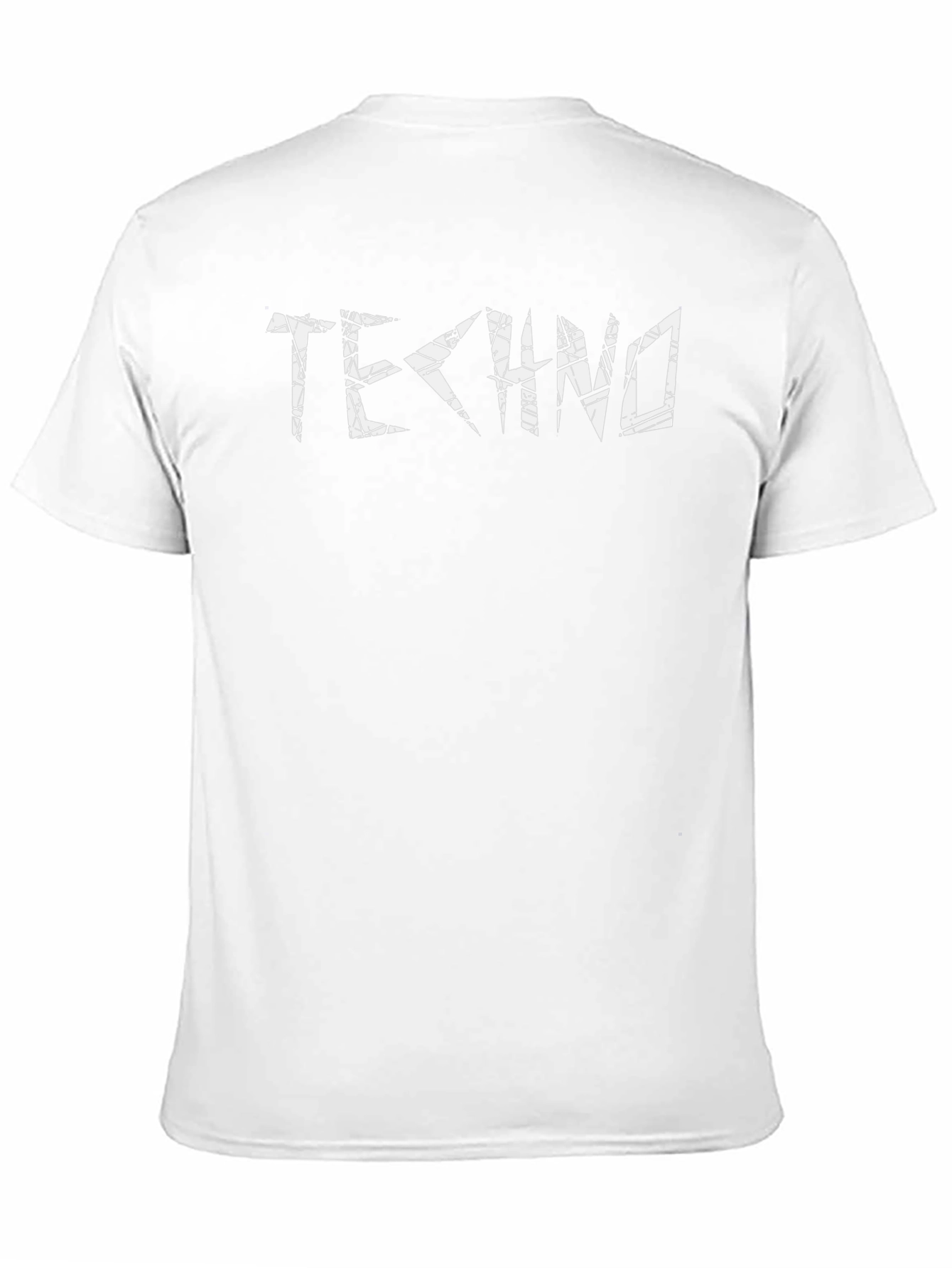 Grunge Techno Black T-Shirt