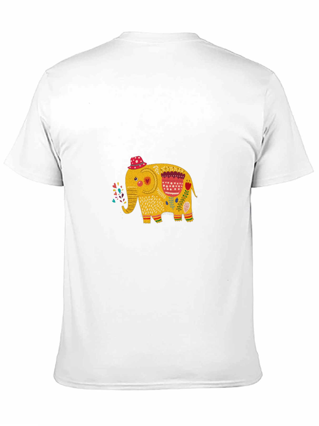 Elephant Graphic Black T-Shirt