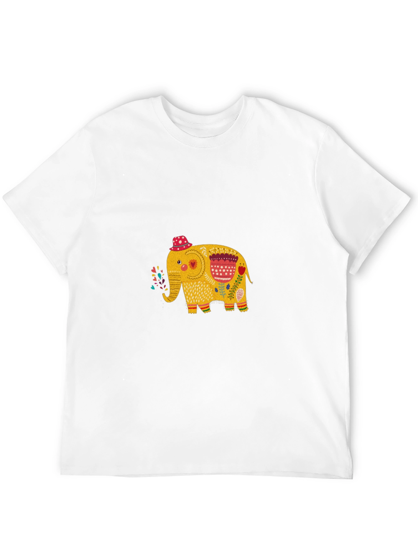 Elephant Graphic Black T-Shirt