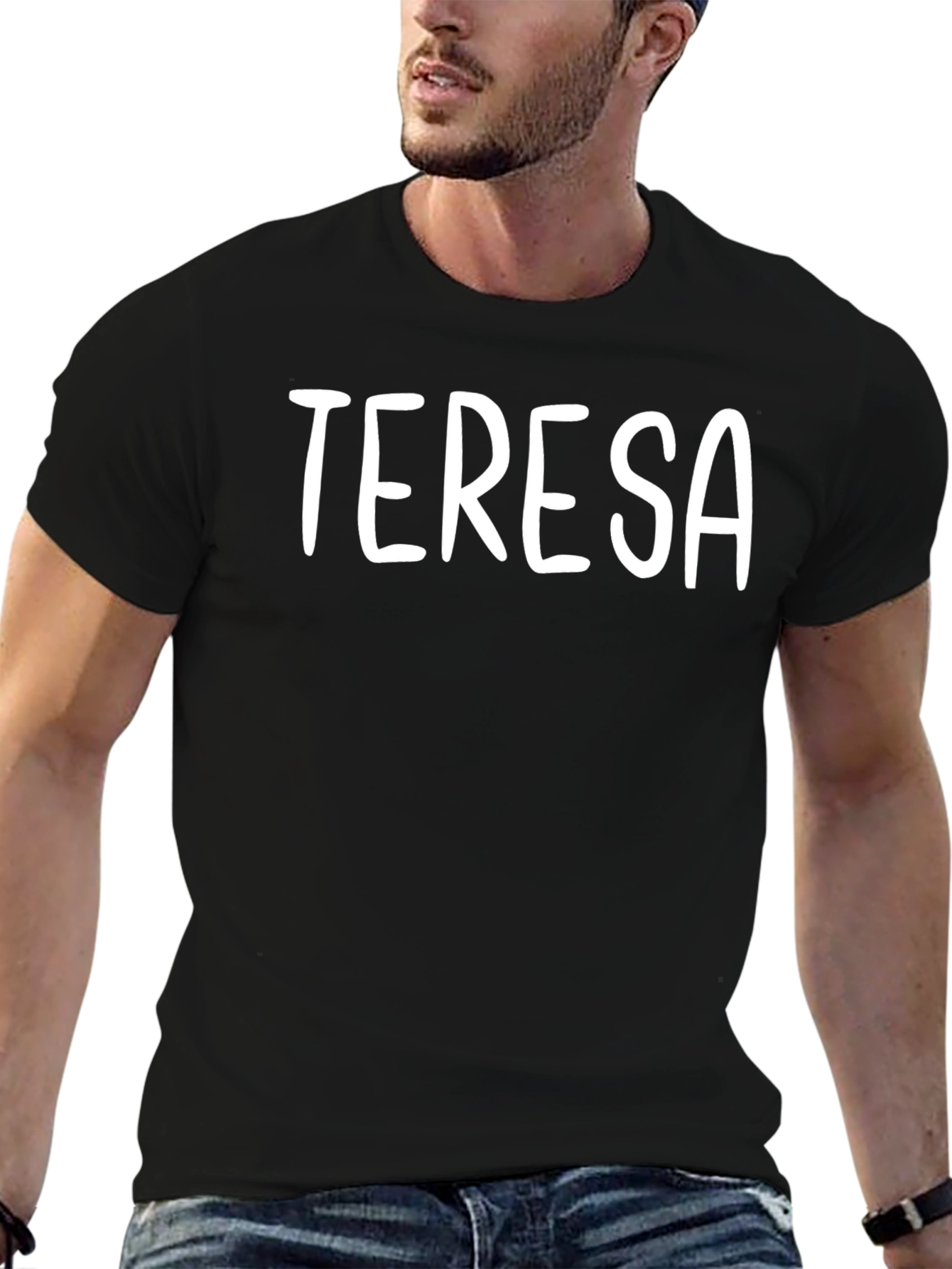 Teresa Personalized Black T-Shirt