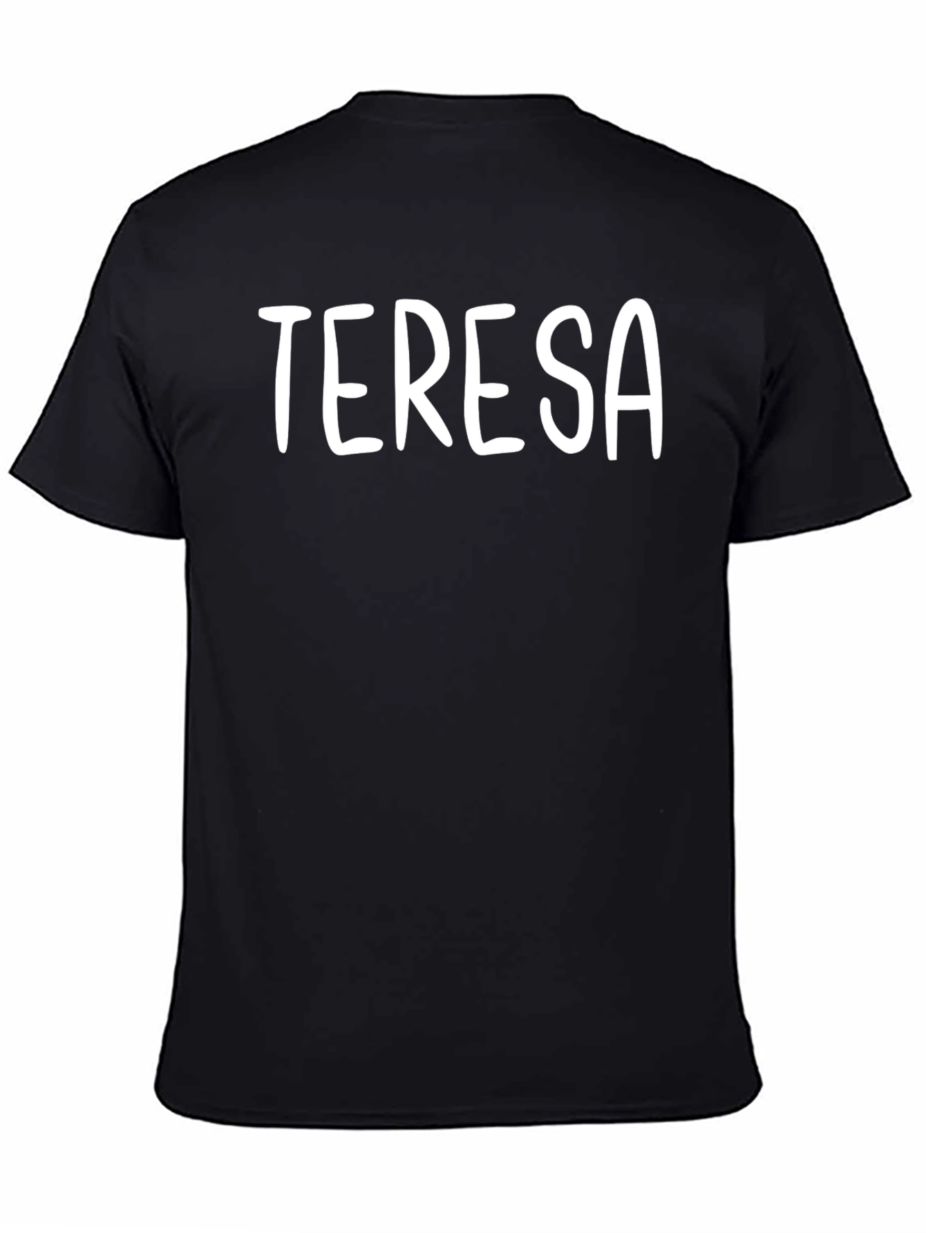 Teresa Personalized Black T-Shirt