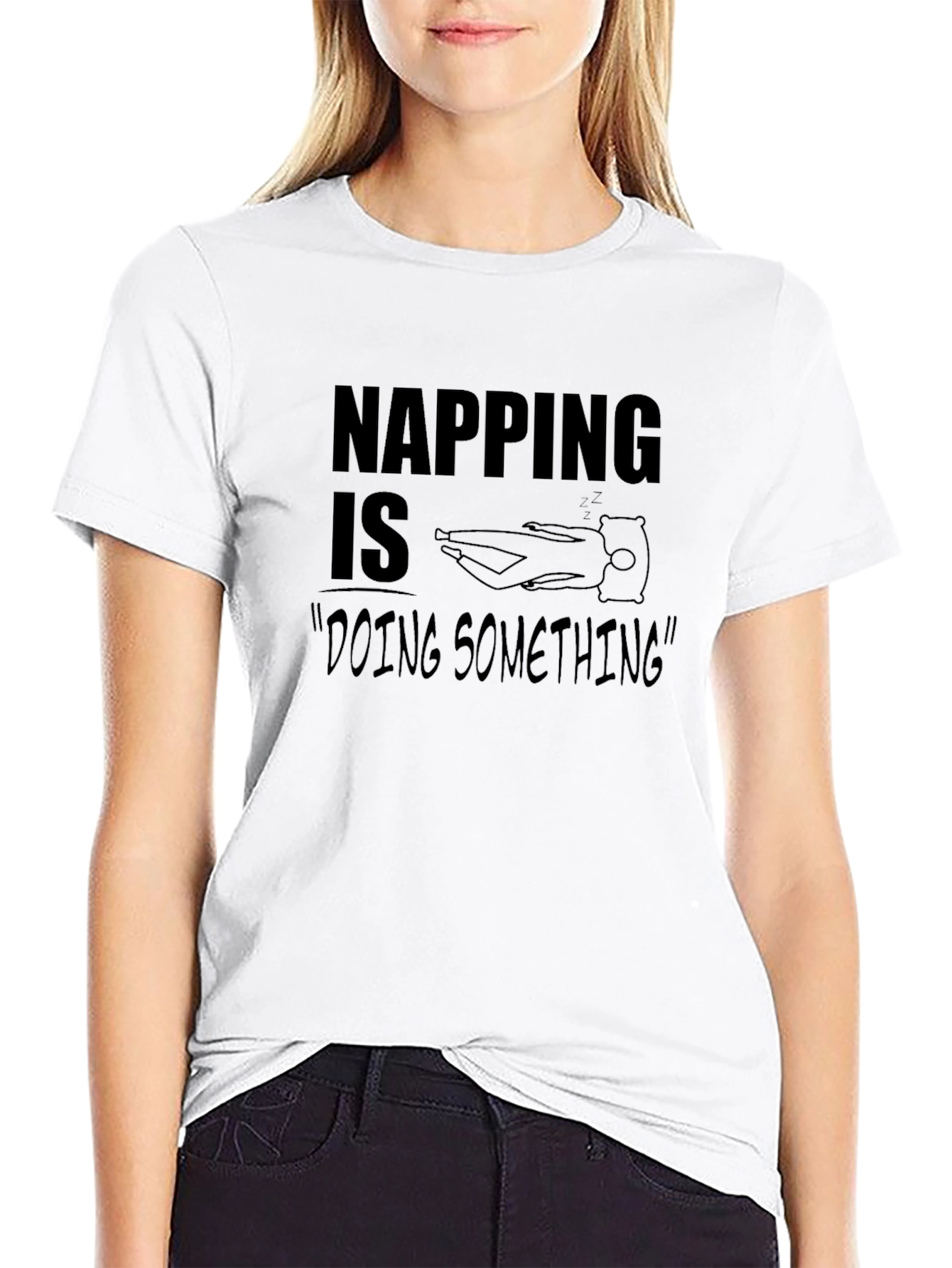 Napping is Doing Something T-Shirt - Unisex
