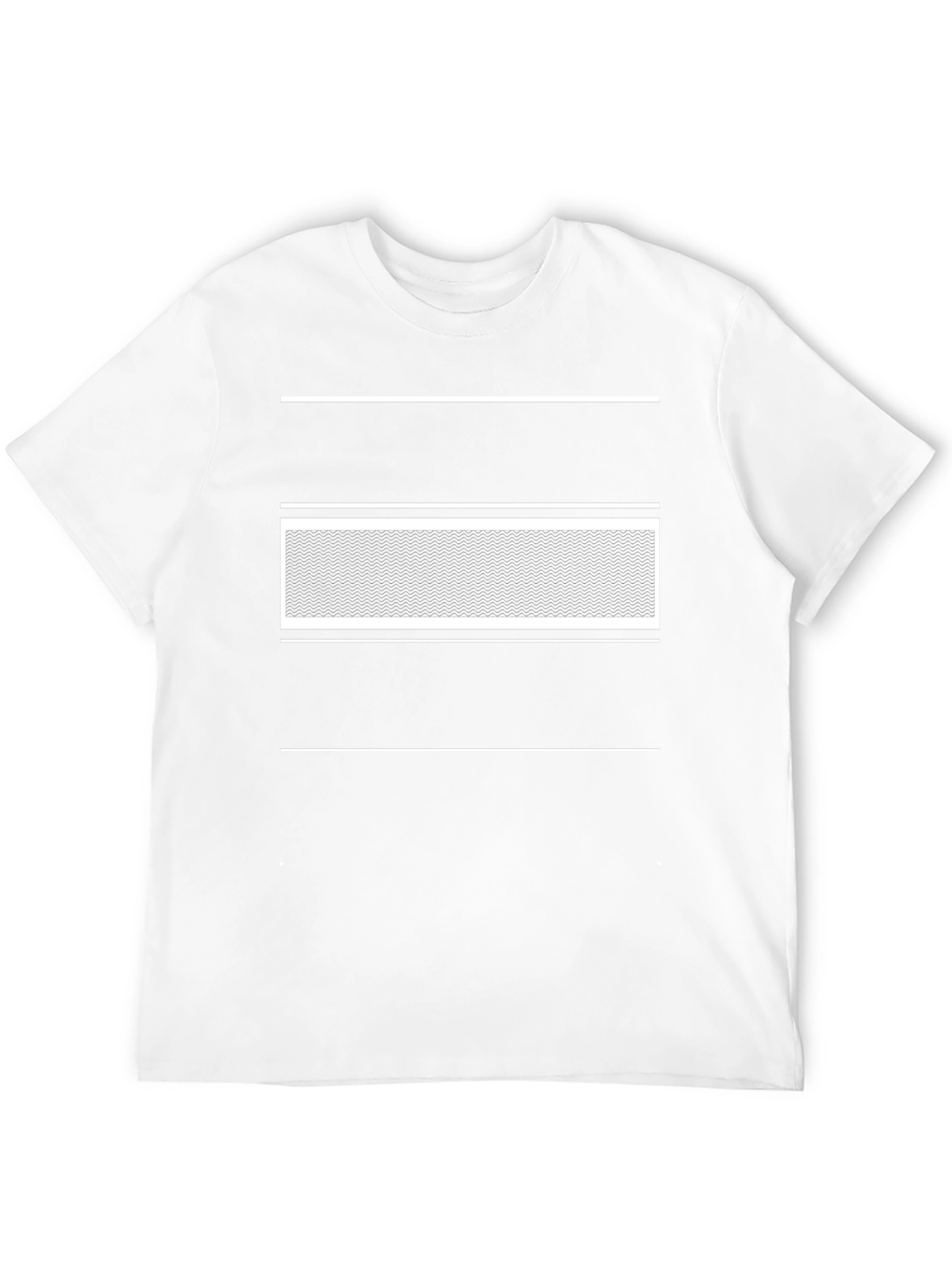 Modern Striped Black T-Shirt