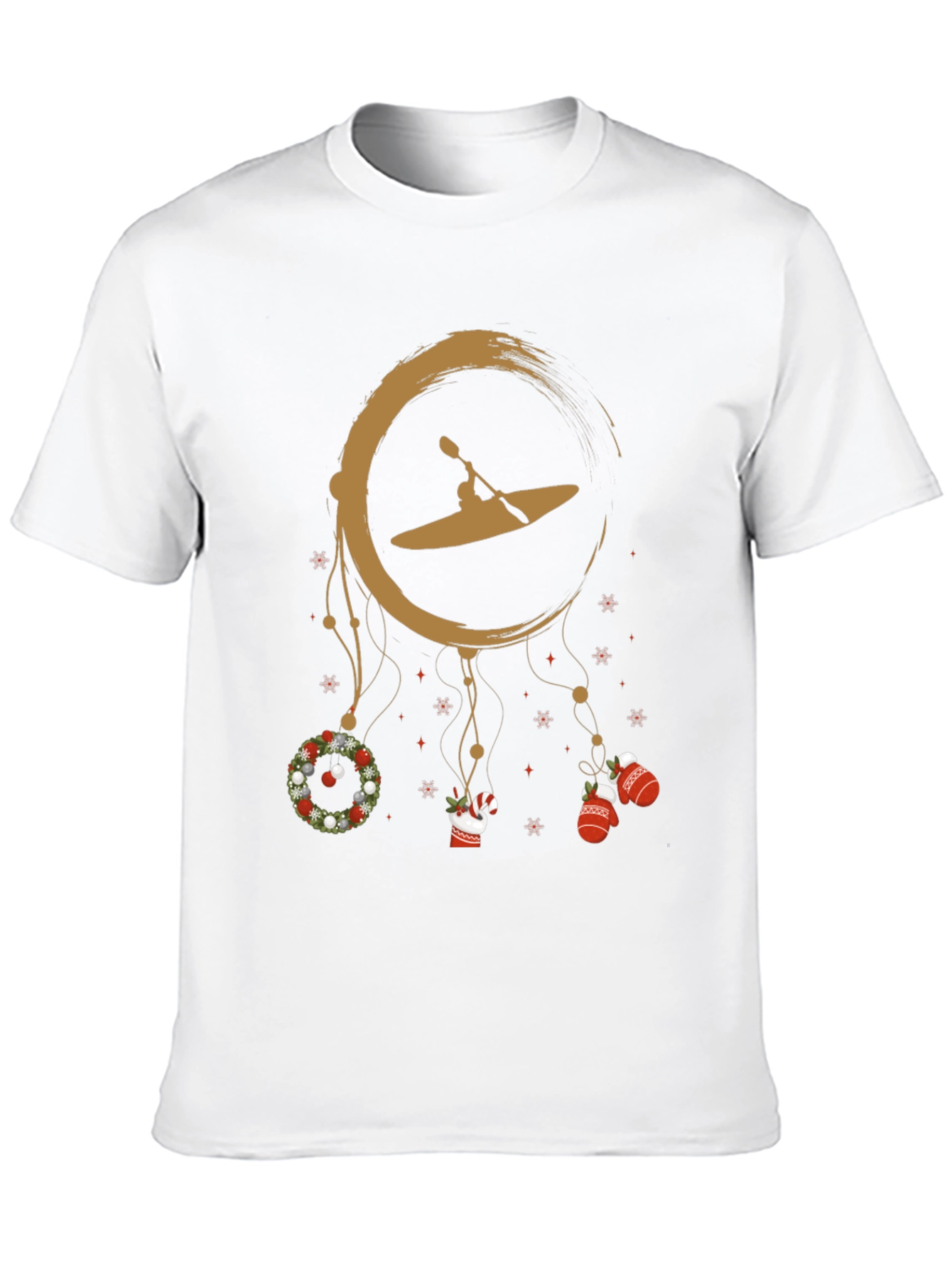 Kayak Christmas T-Shirt