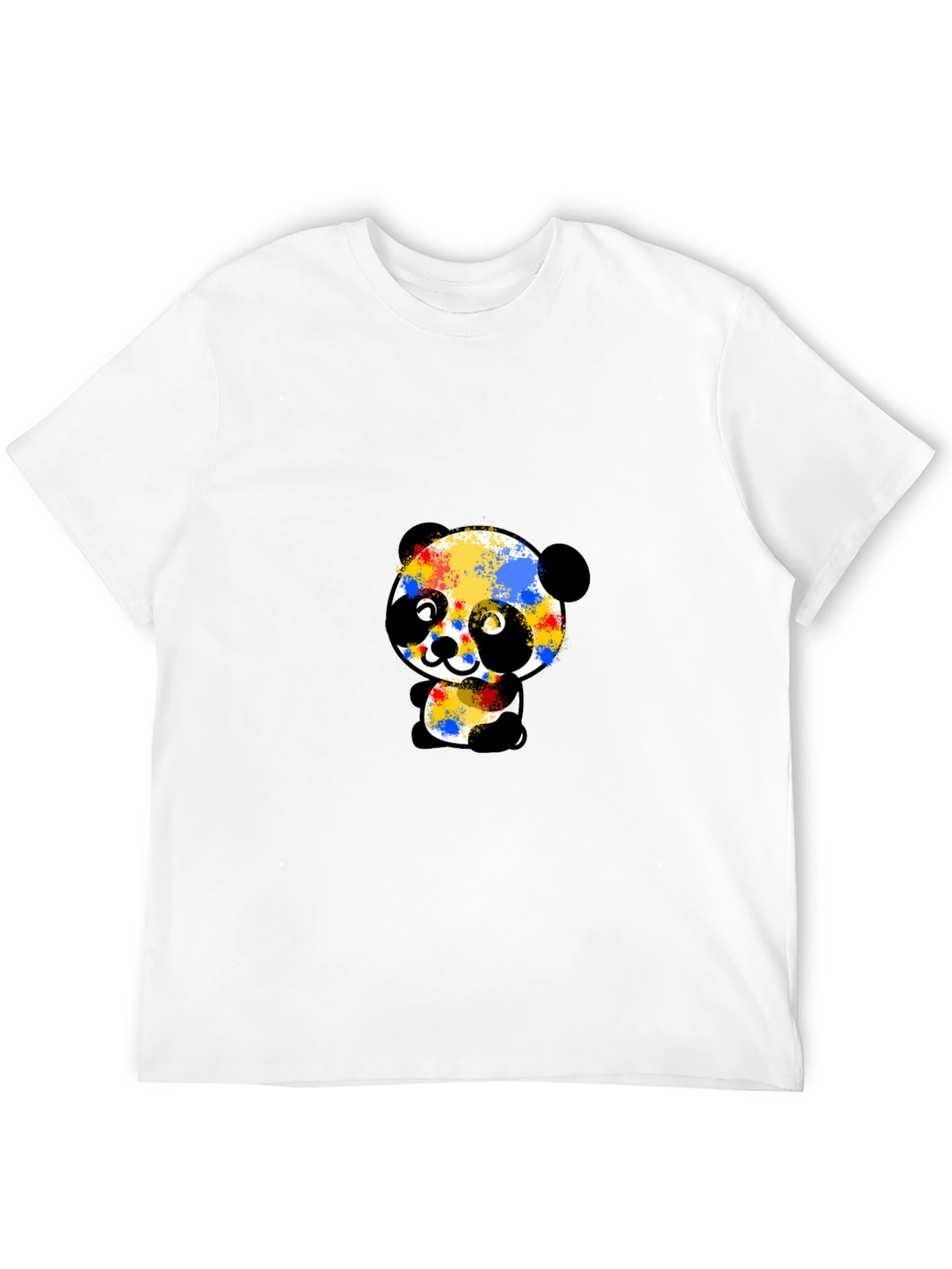 Colorful Panda Graphic T-Shirt