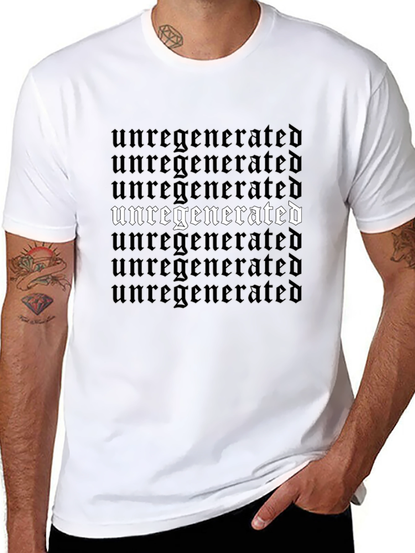 Unregenerated Graphic T-Shirt - Edgy Gothic Style