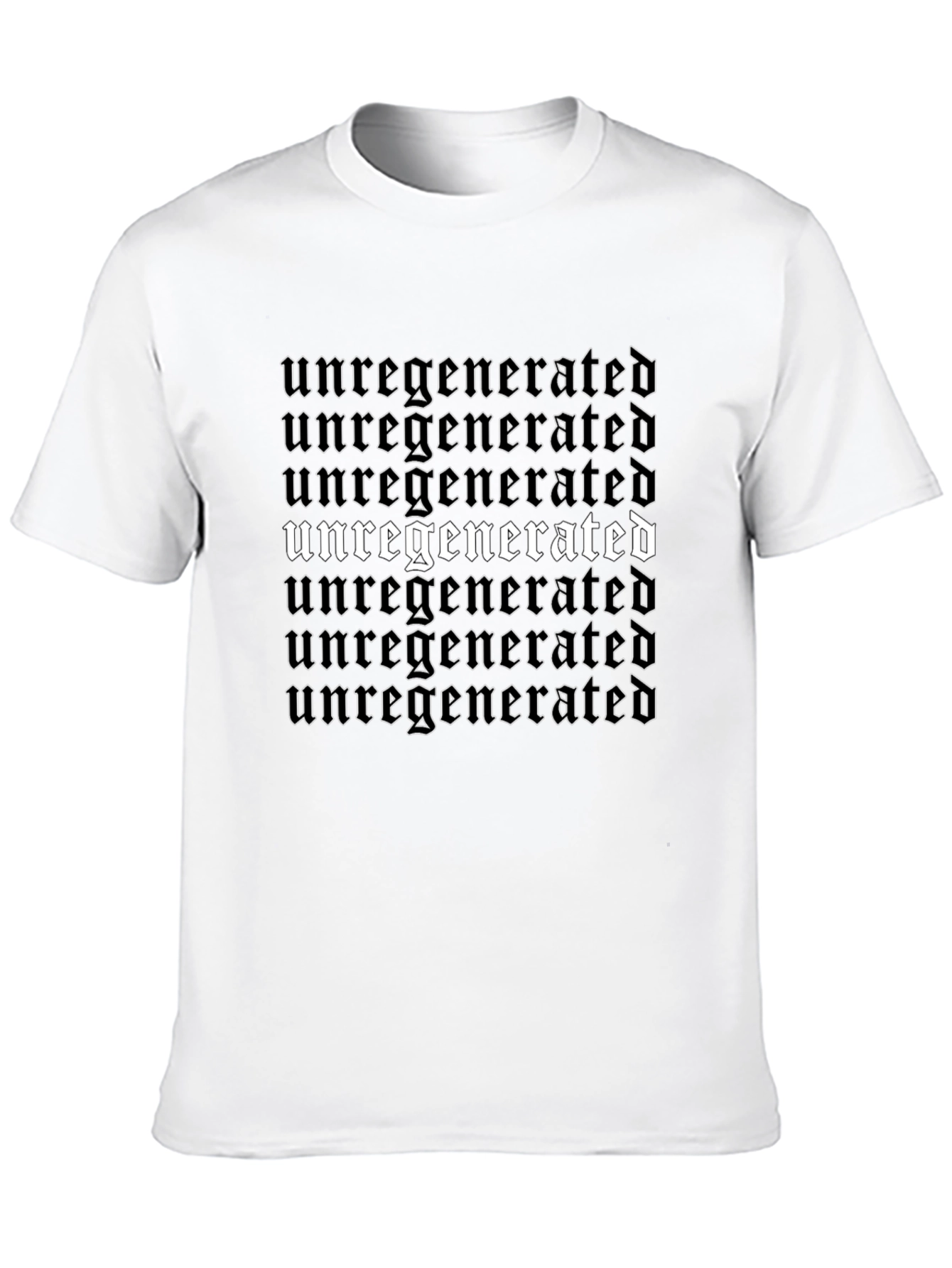 Unregenerated Graphic T-Shirt - Edgy Gothic Style