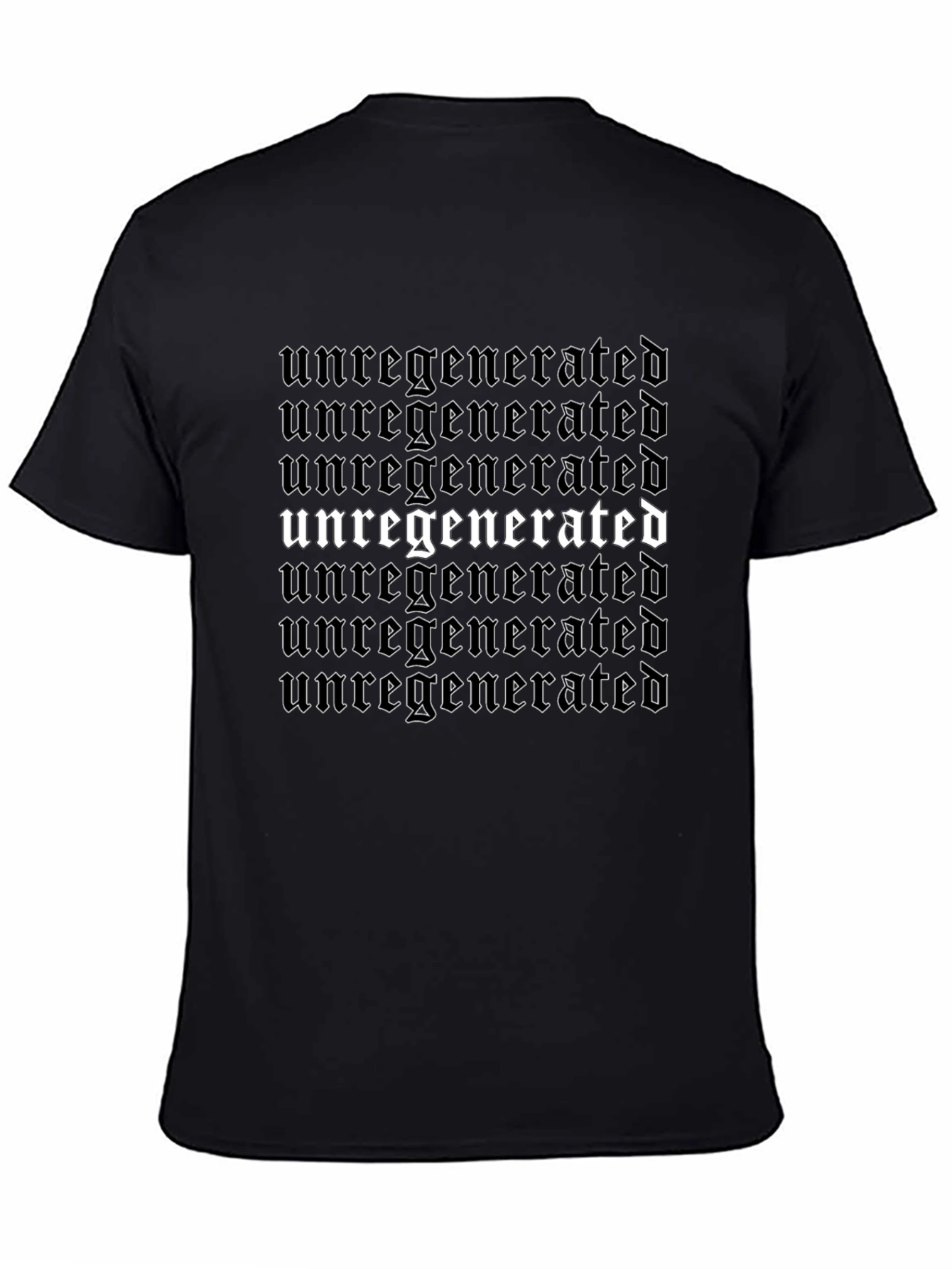 Unregenerated Graphic T-Shirt - Edgy Gothic Style