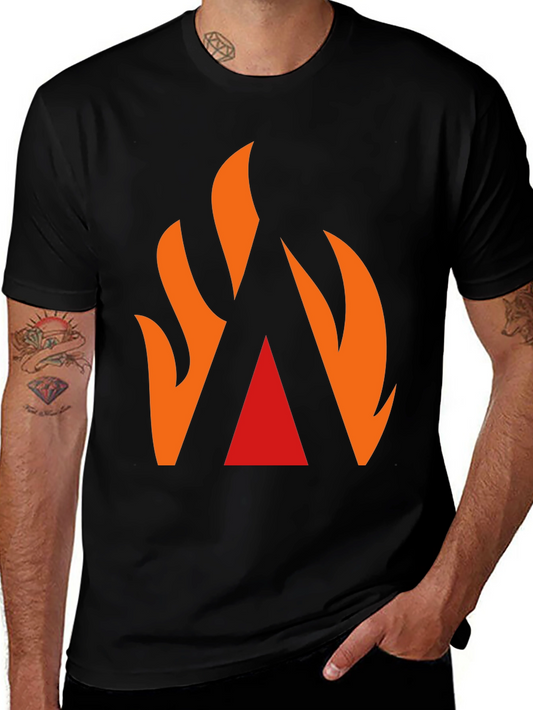 Fiery Peak T-Shirt: Bold Graphic Tee