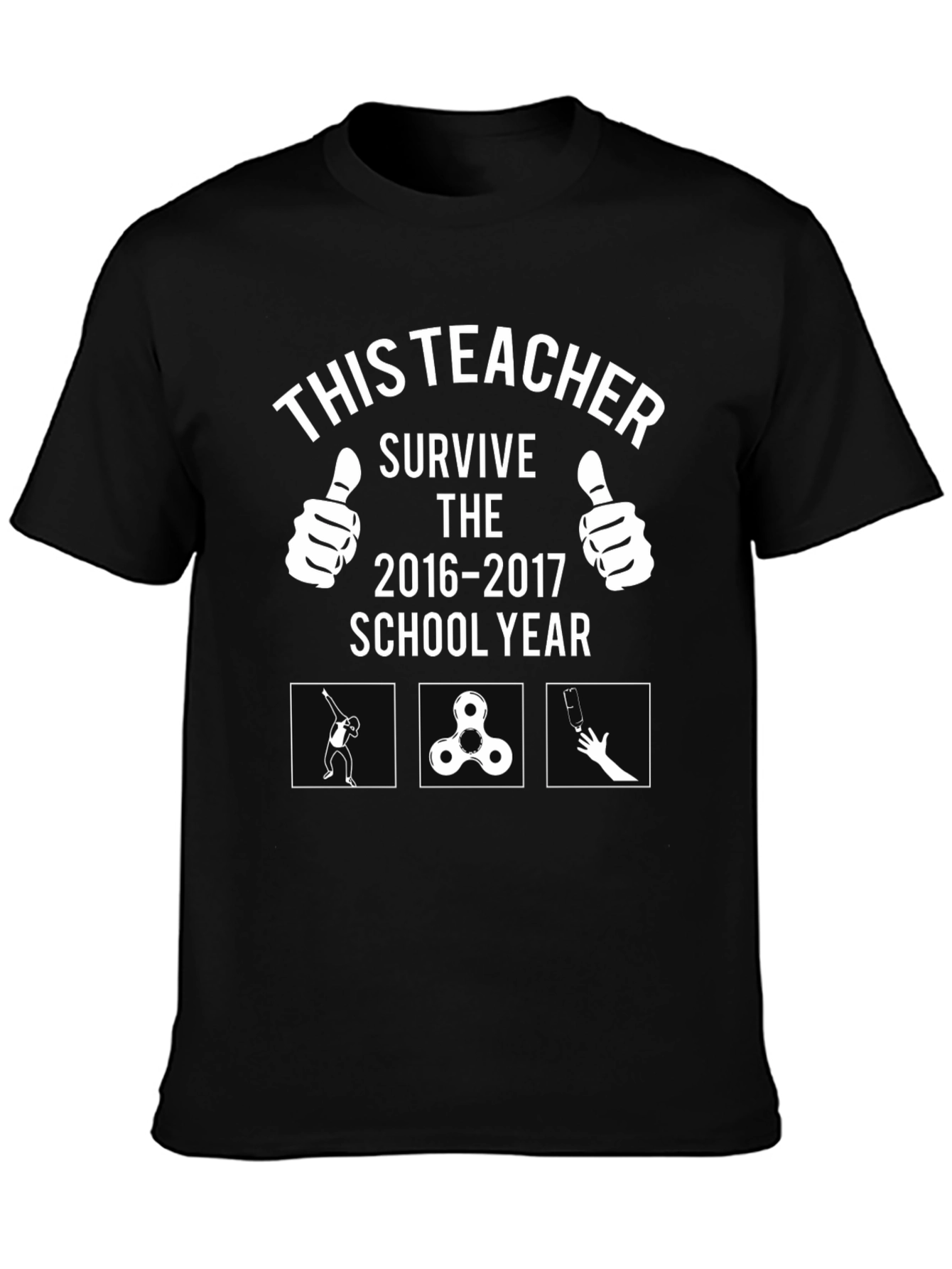 Funny Teacher Survive 2016-2017 School Year T-Shirt