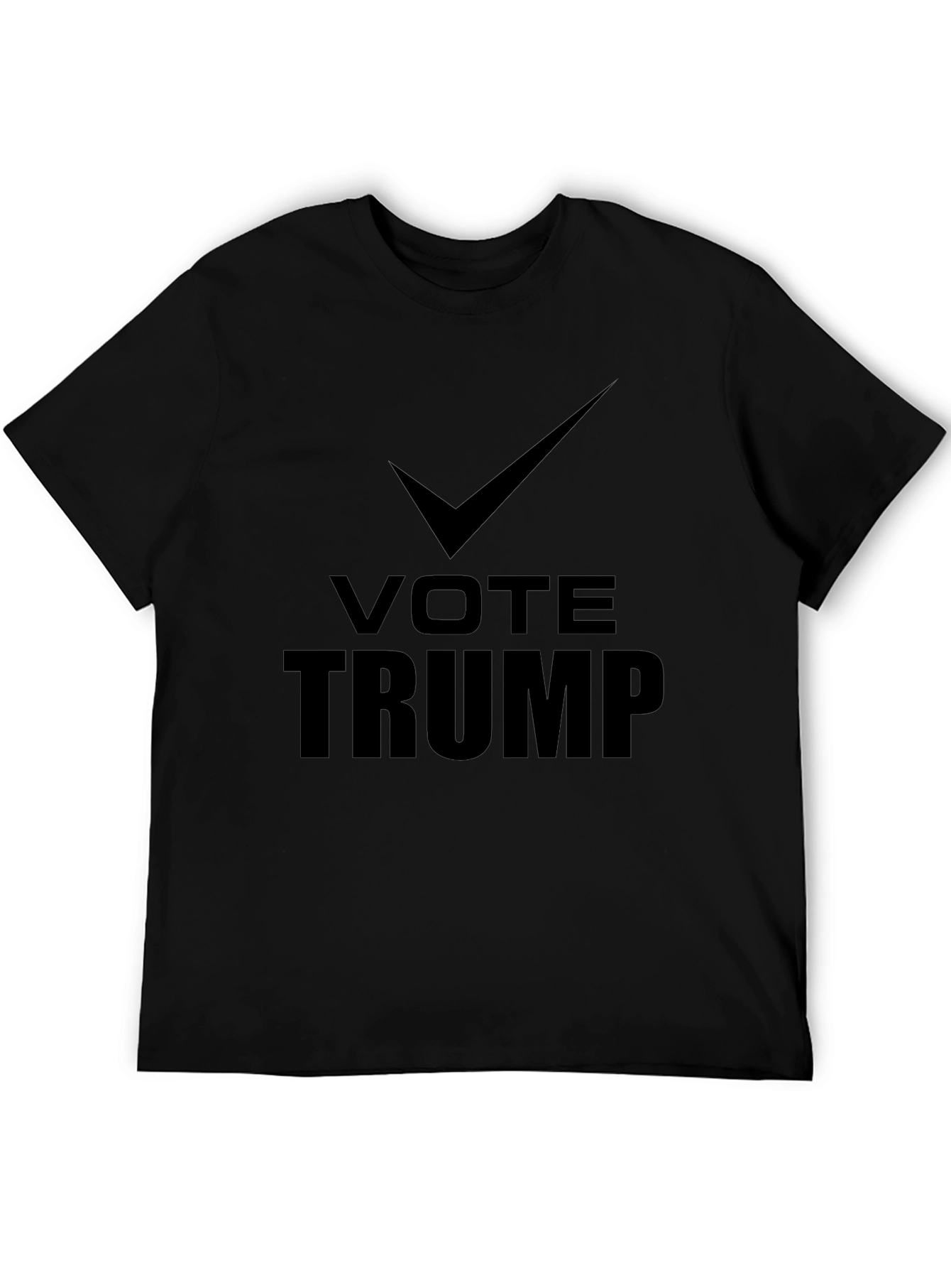 Vote Trump Graphic Tee - Black Crew Neck T-Shirt
