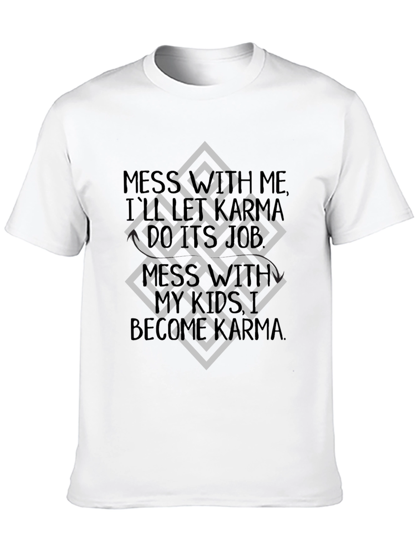 Karma Graphic Tee - Mens Black T-Shirt