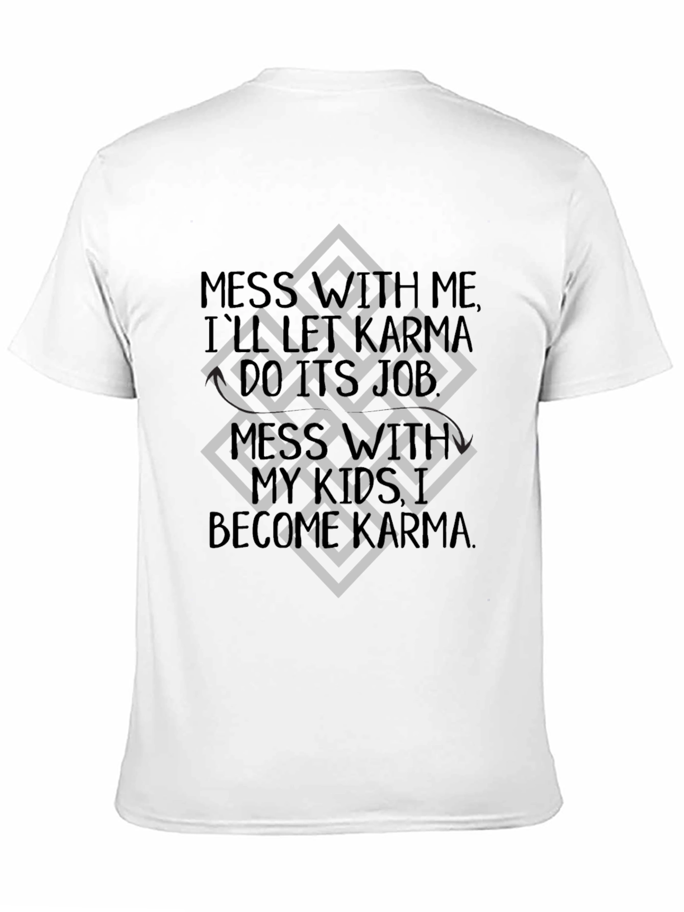 Karma Graphic Tee - Mens Black T-Shirt