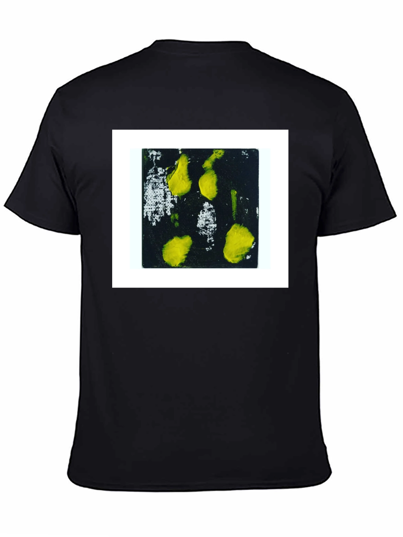Abstract Print Black T-Shirt